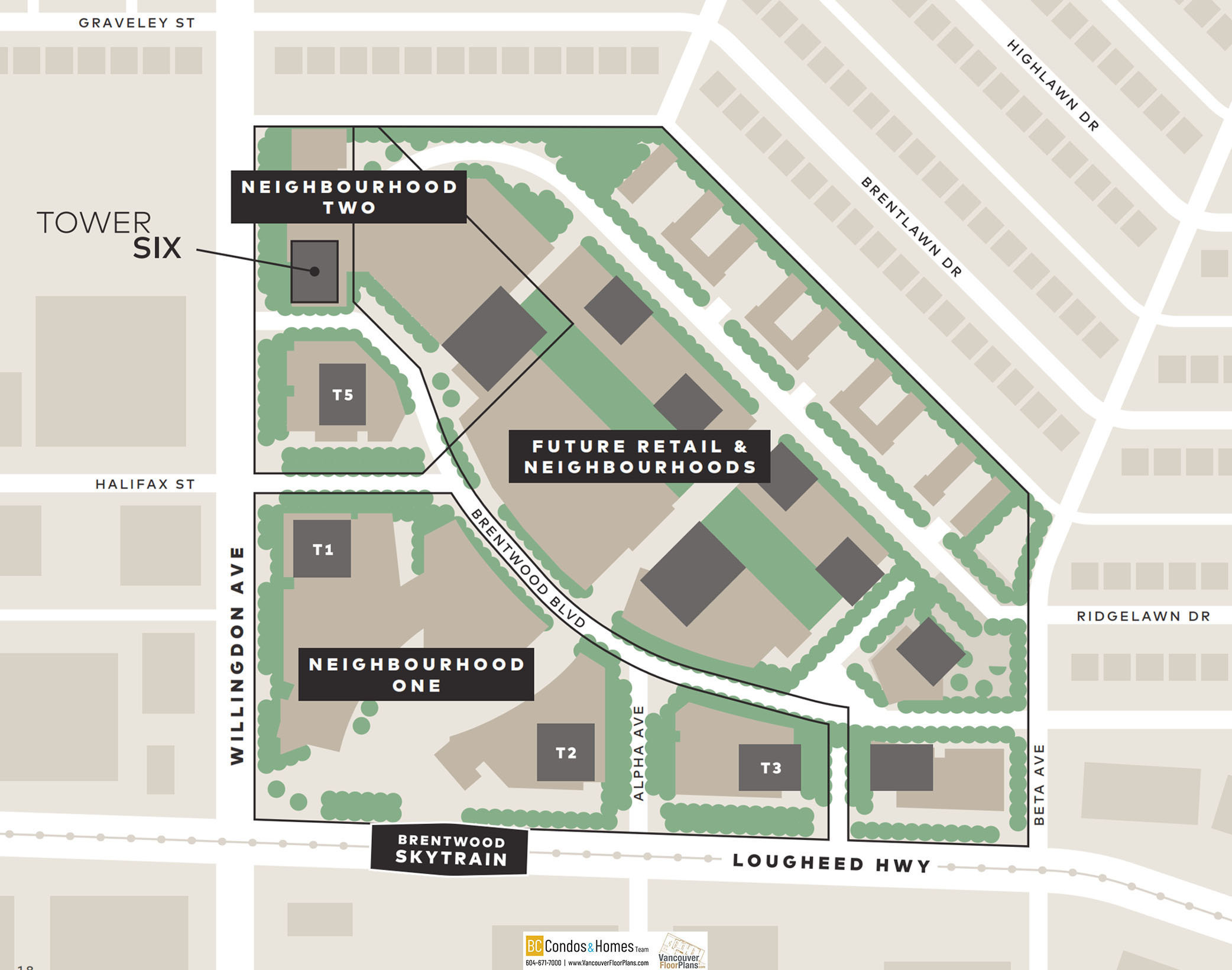 The Amazing Brentwood (Tower 6) location map 4