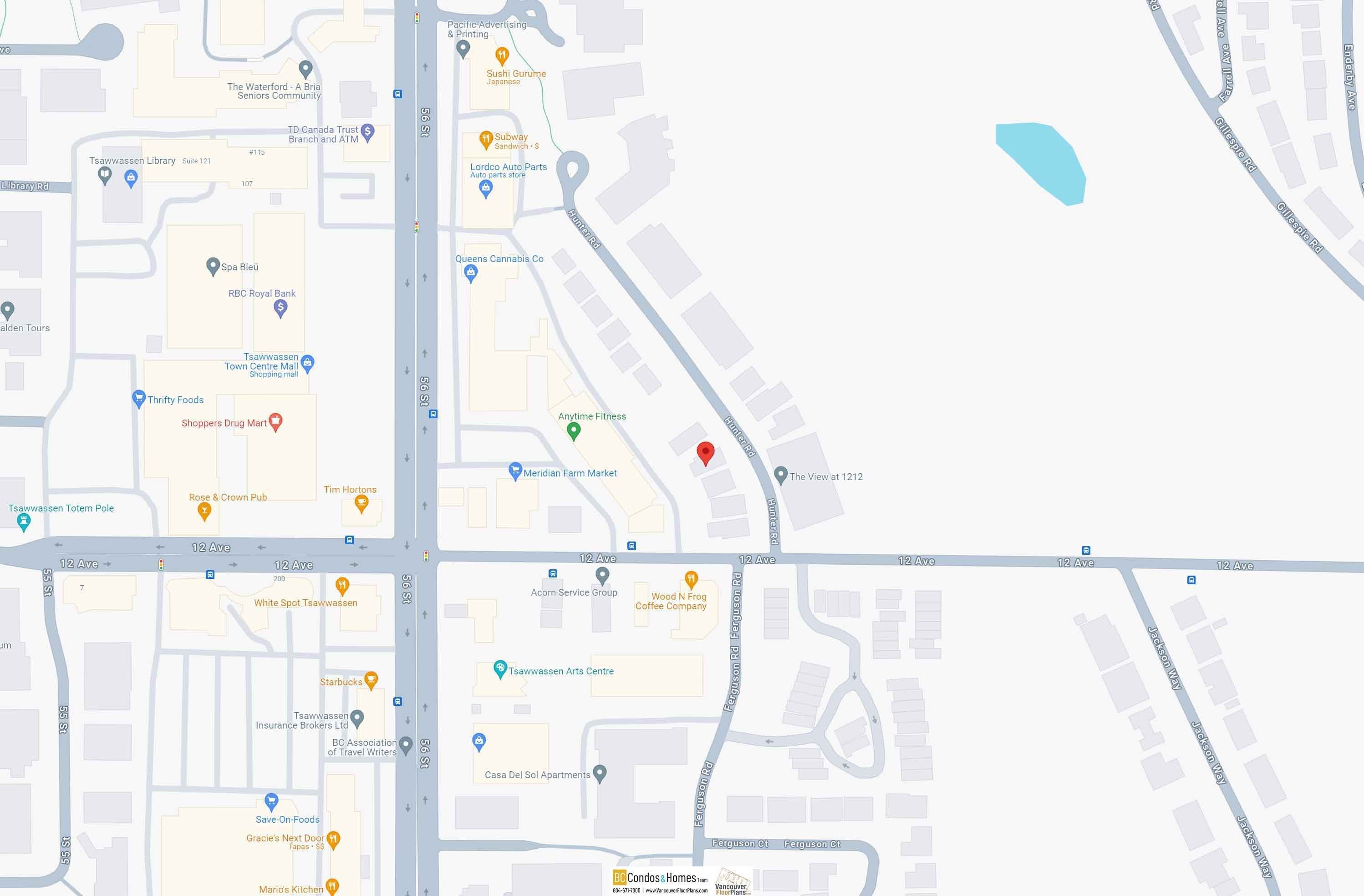 The Madison at Hunter Road location map 2