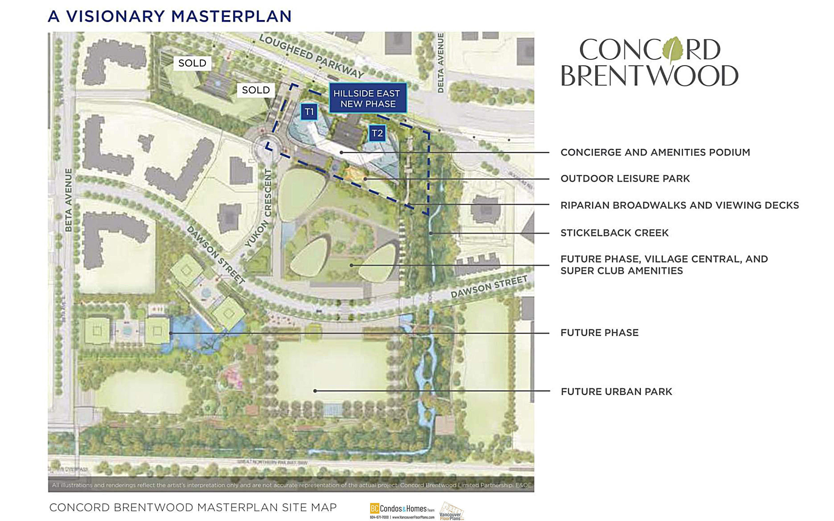 Concord Brentwood - Hillside East location map 2