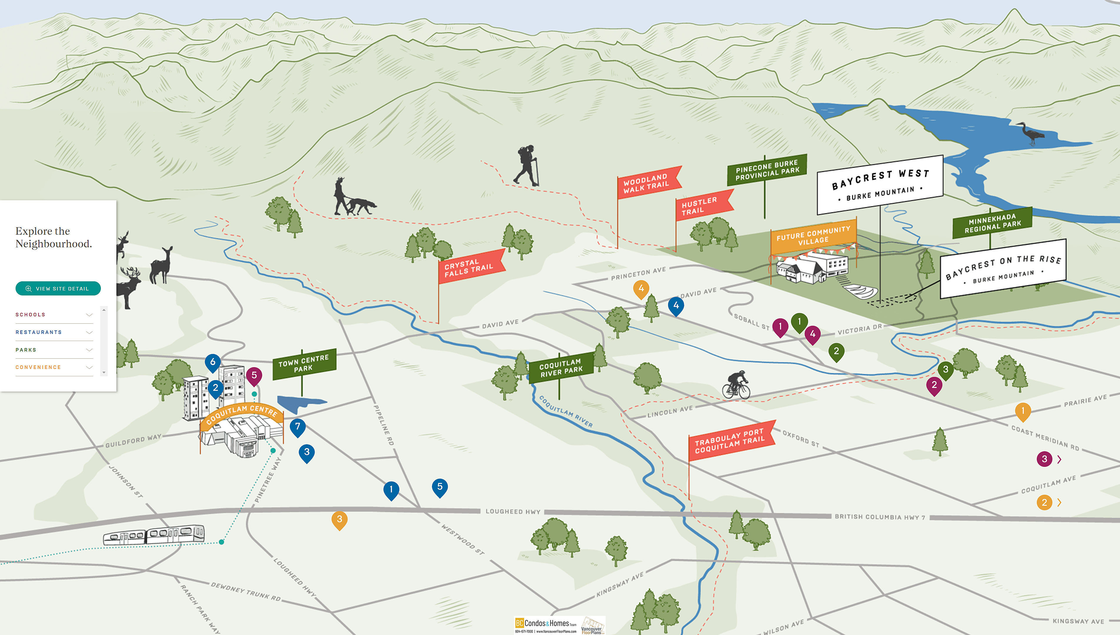 Baycrest West location map 2