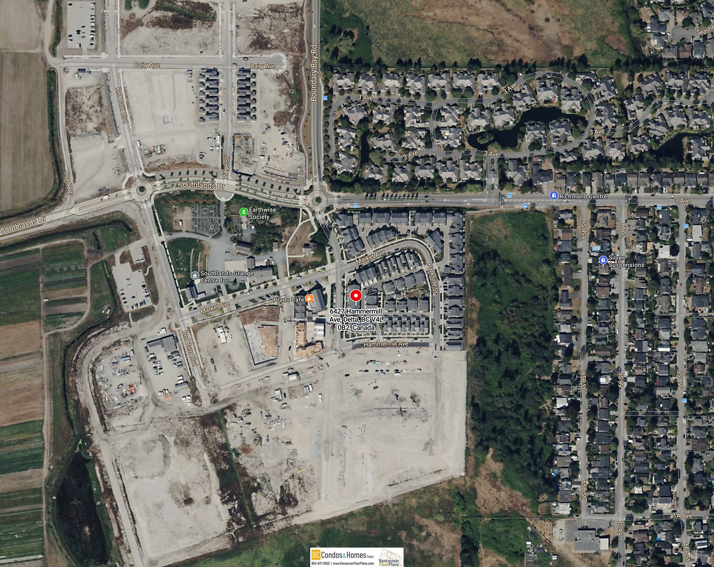 Southlands - Market Mews location map 1