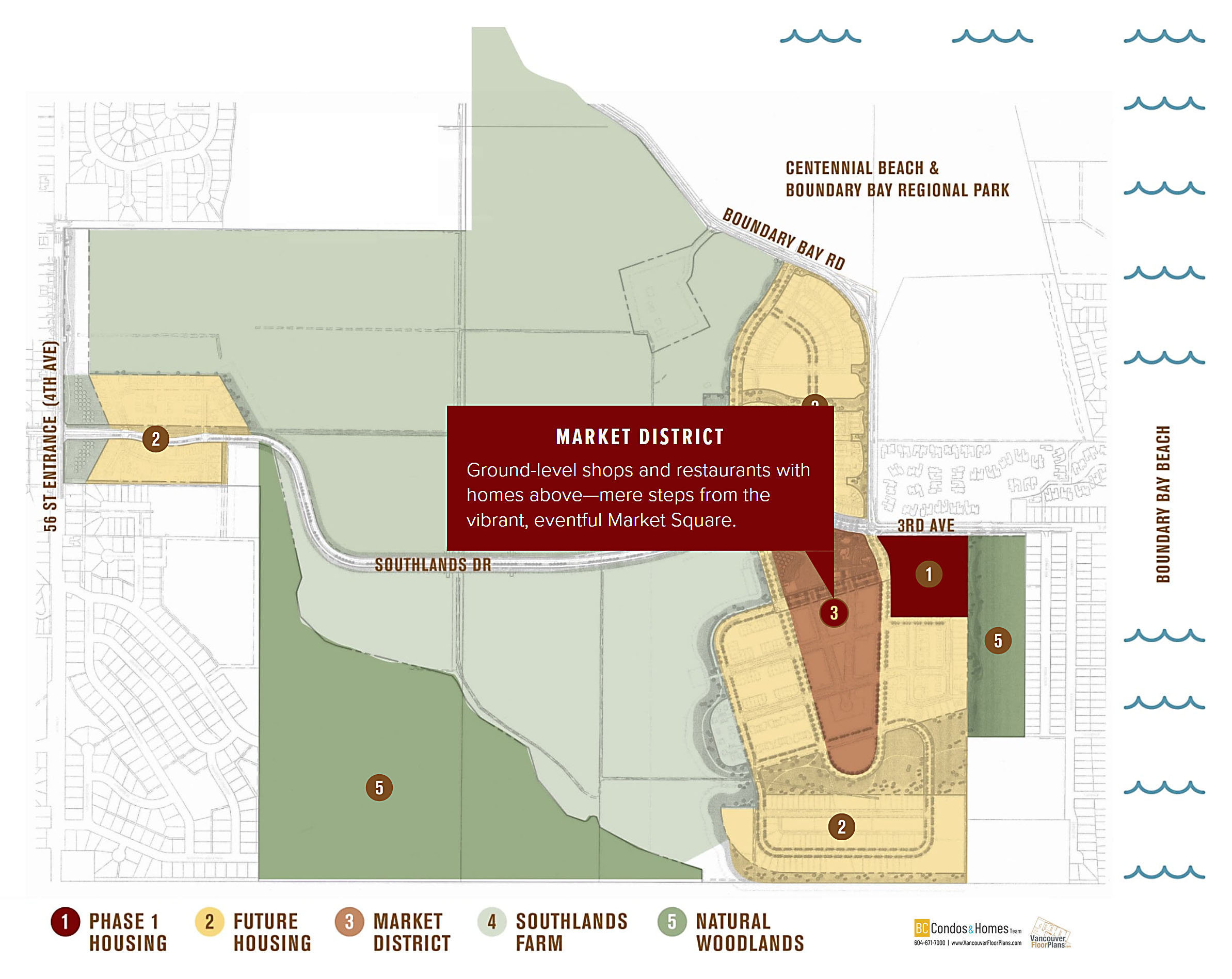 Southlands - Market Mews location map 2