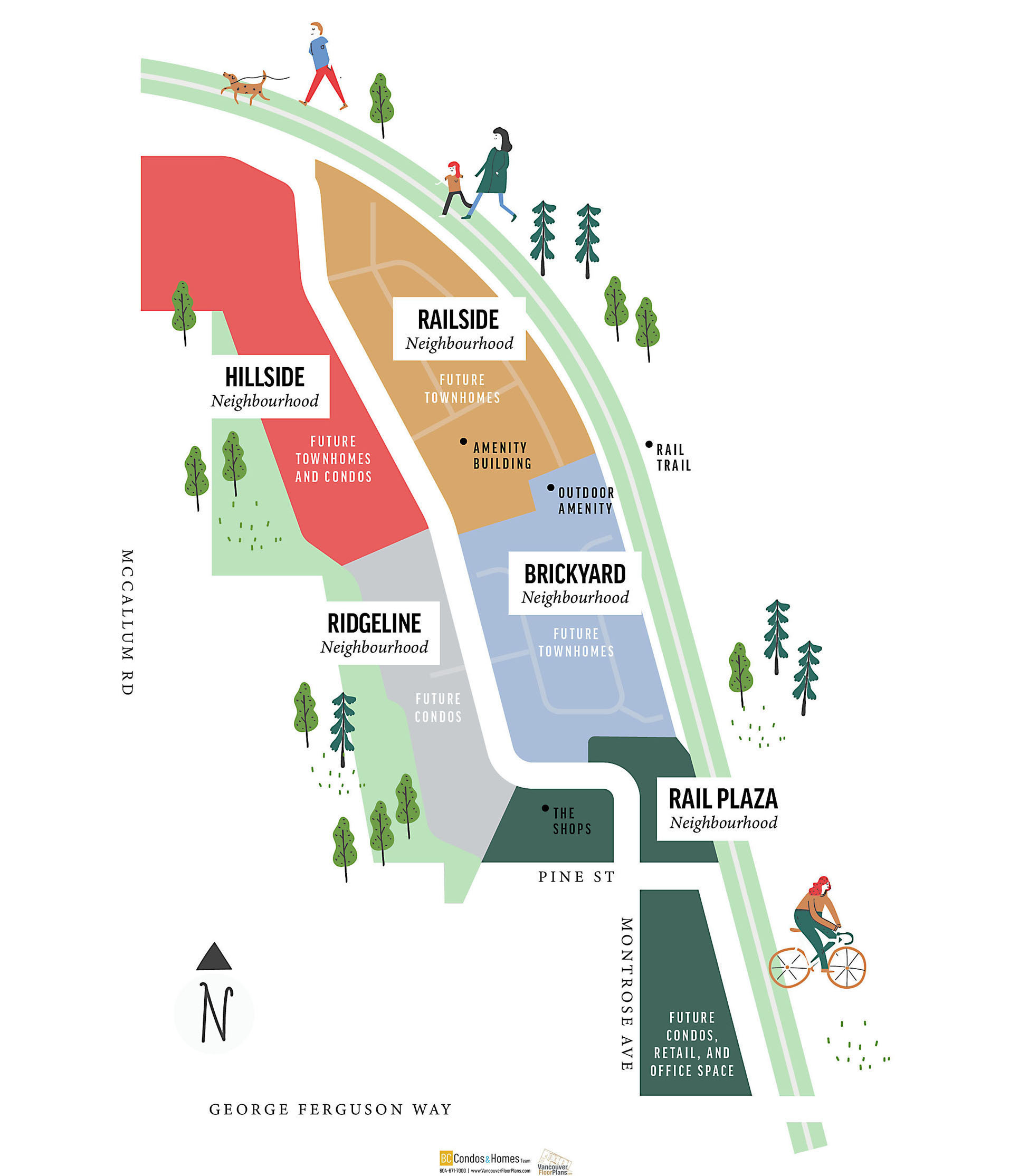 The Rail District location map 1