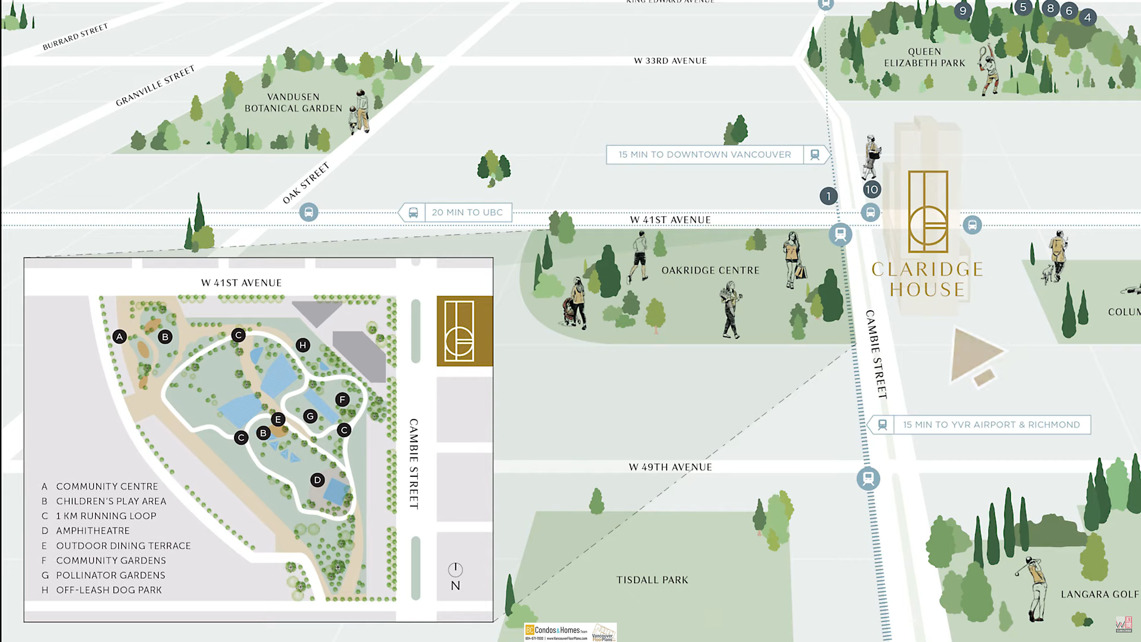 Claridge Square location map 1