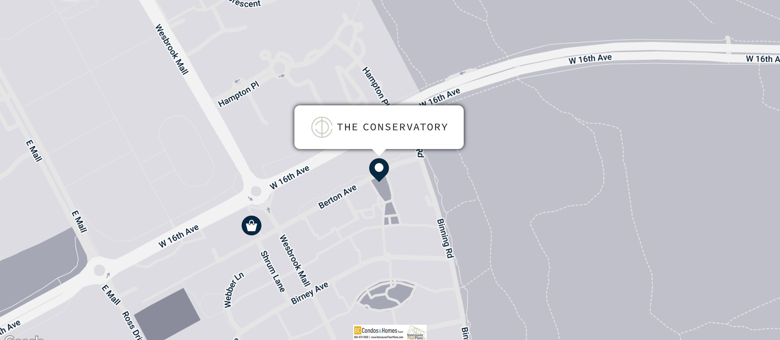 The Conservatory by Polygon location map 1