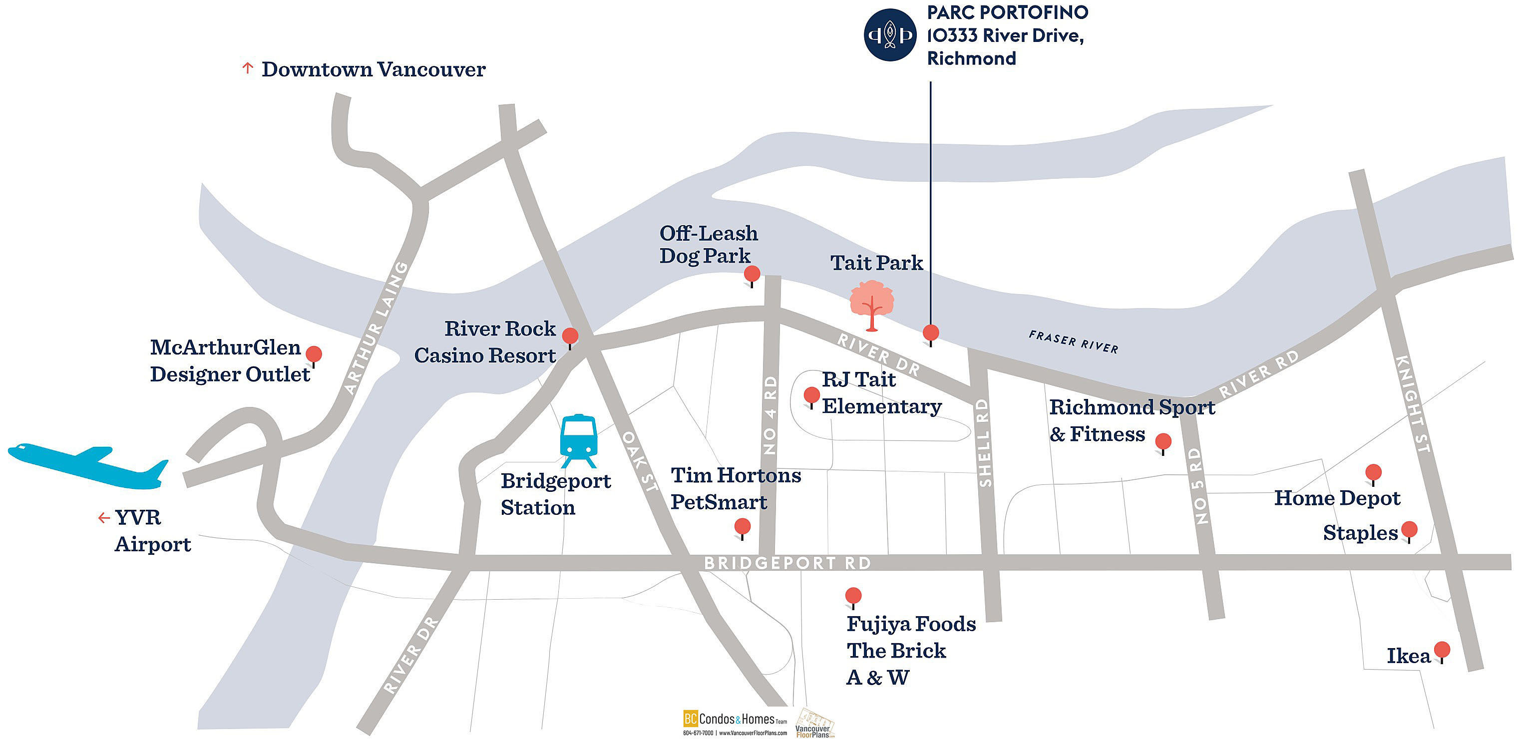 Parc Portofino by DAVA Developments location map 1