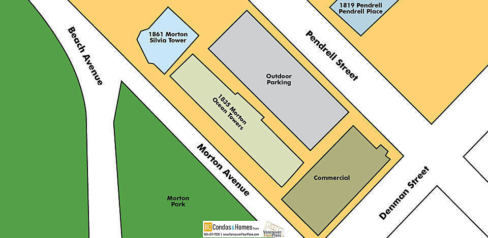 Ocean Towers location map 2