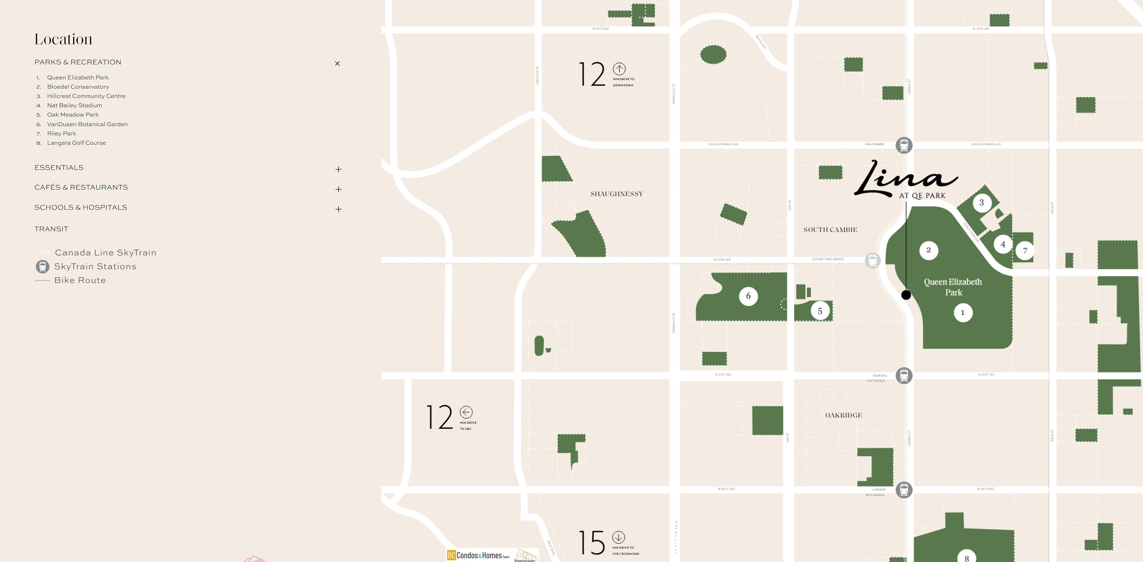 Lina at QE Park location map 4