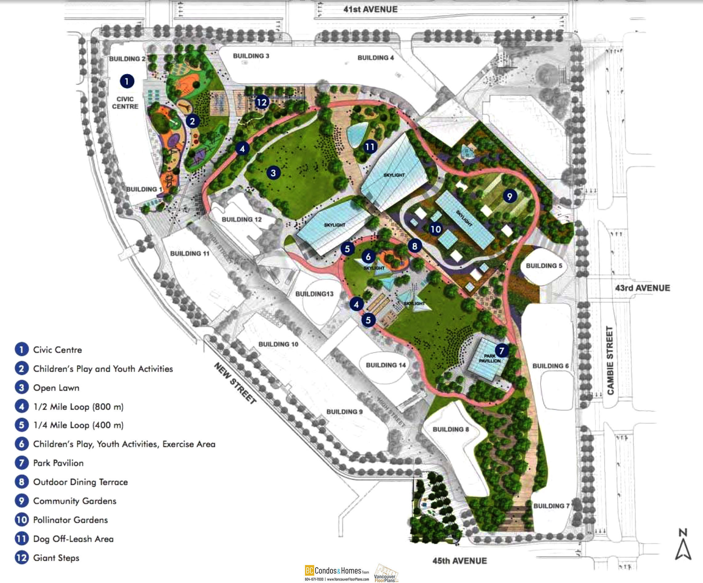 Oakridge X Clemende (Tower 7) location map 4