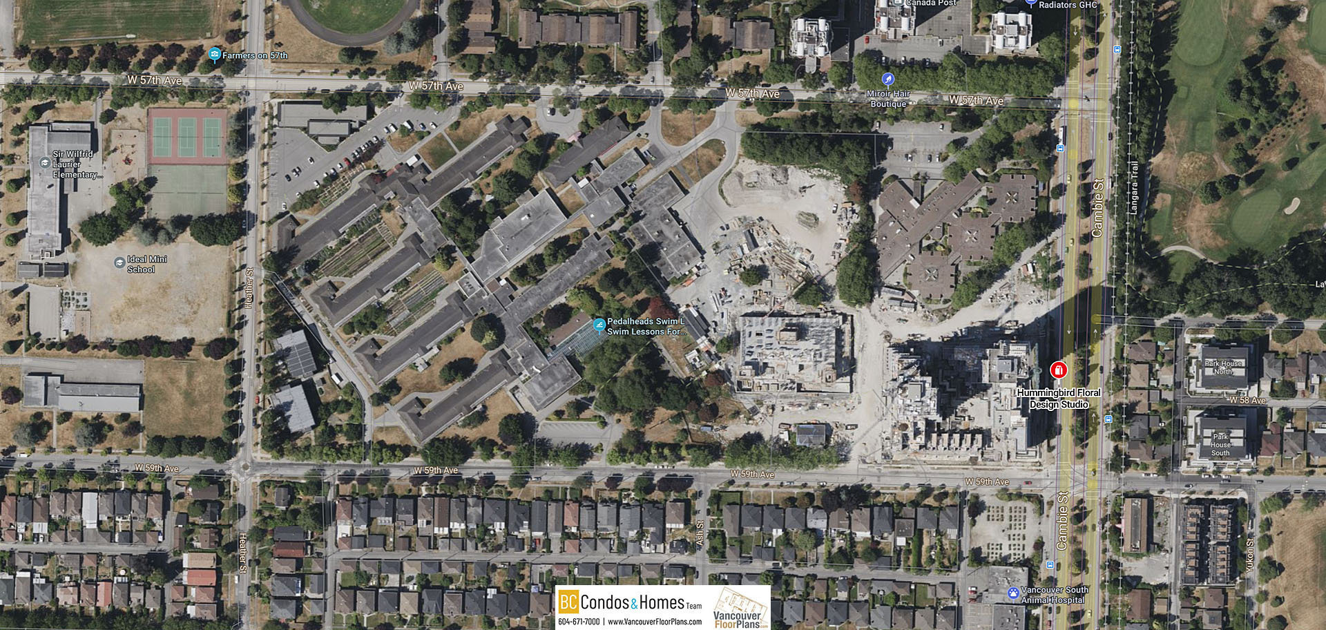 Cambie Gardens - Phase 1 (East Tower) location map 2