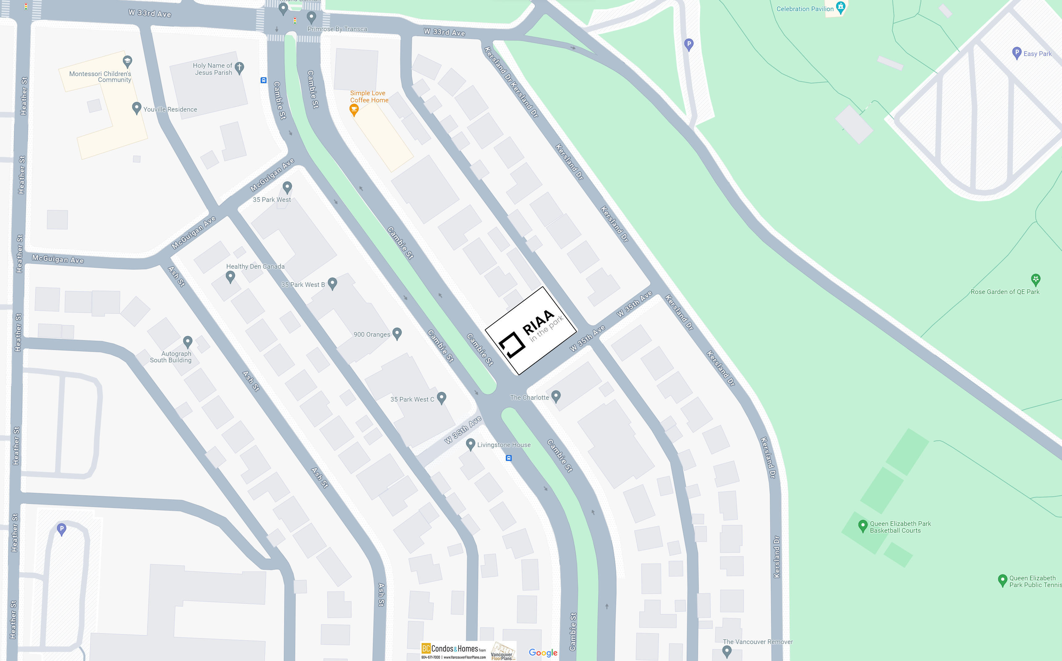 RIAA In The Park location map 1