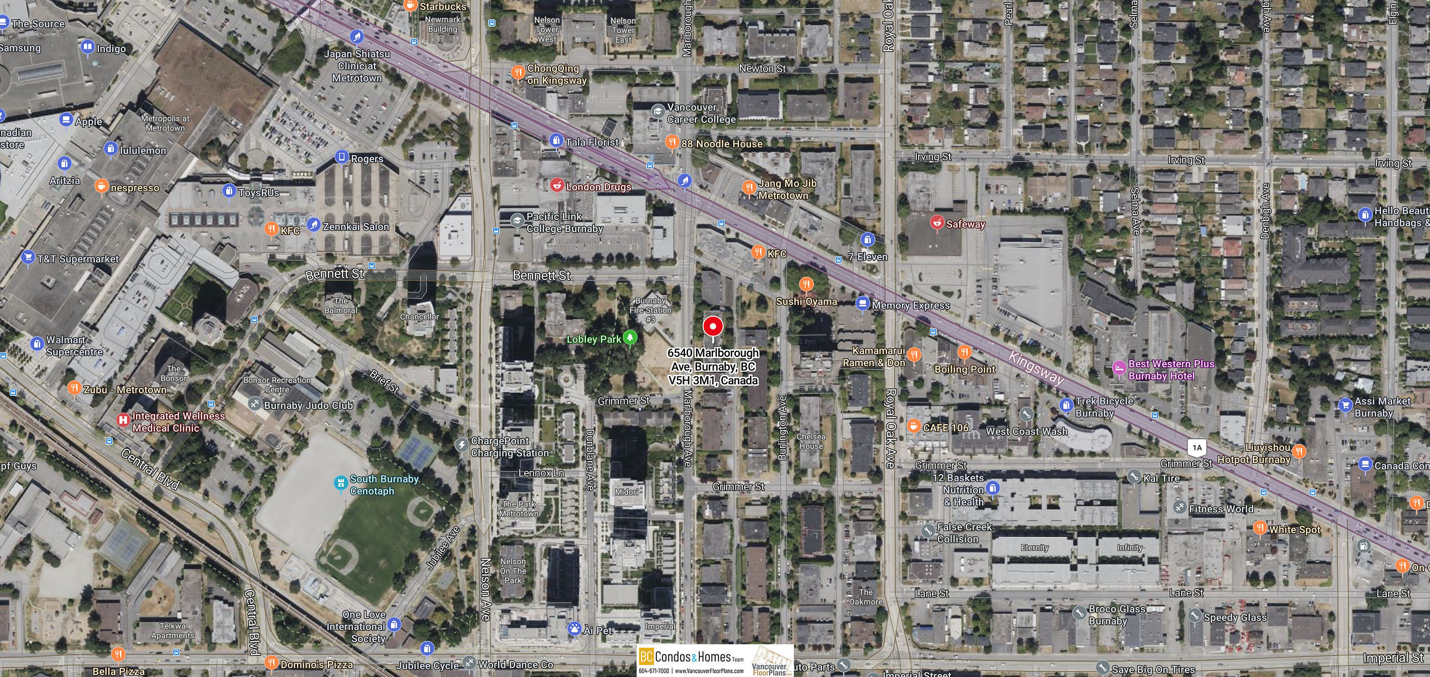 Metro21 location map 2