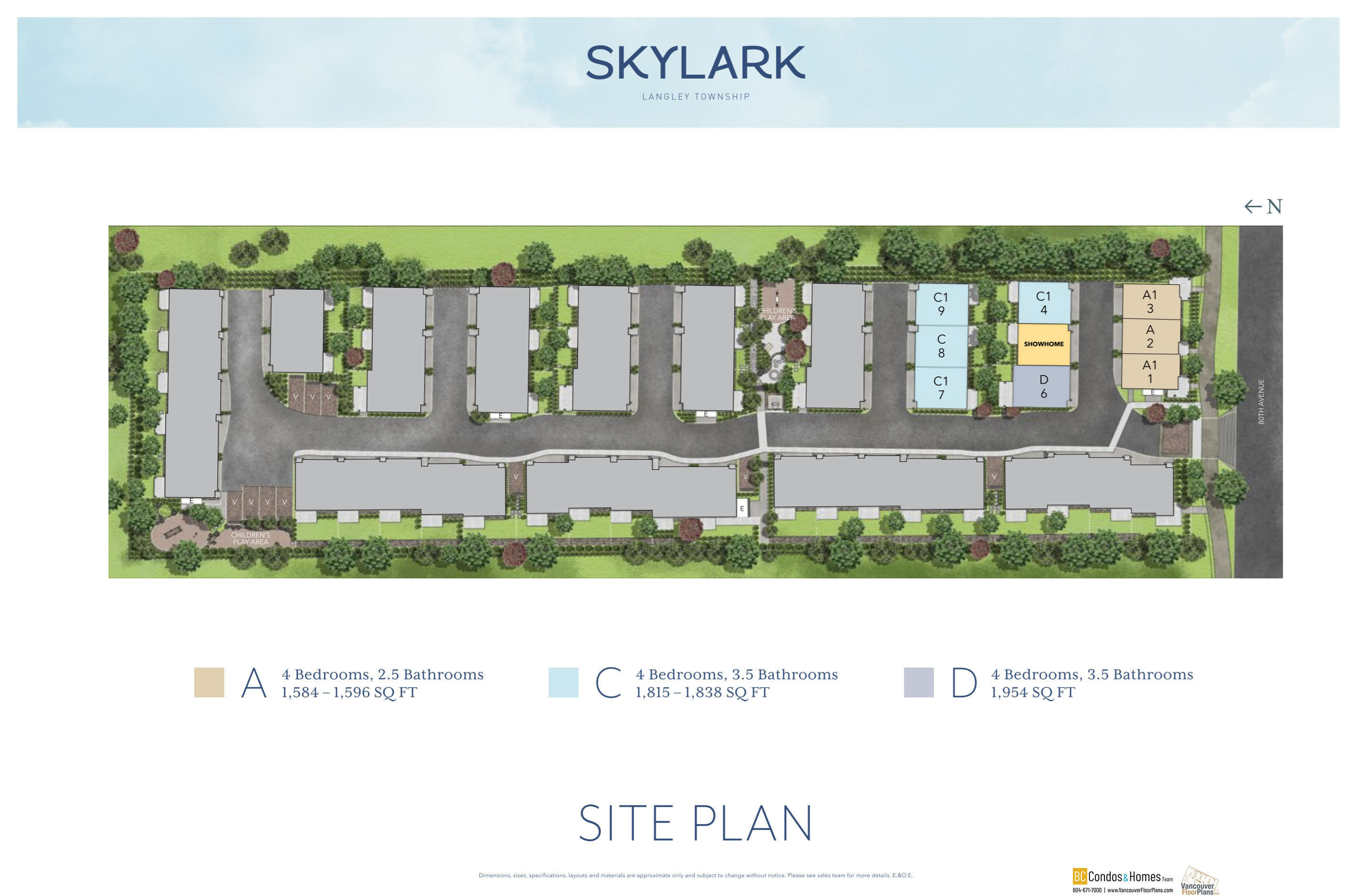 Skylark location map 1