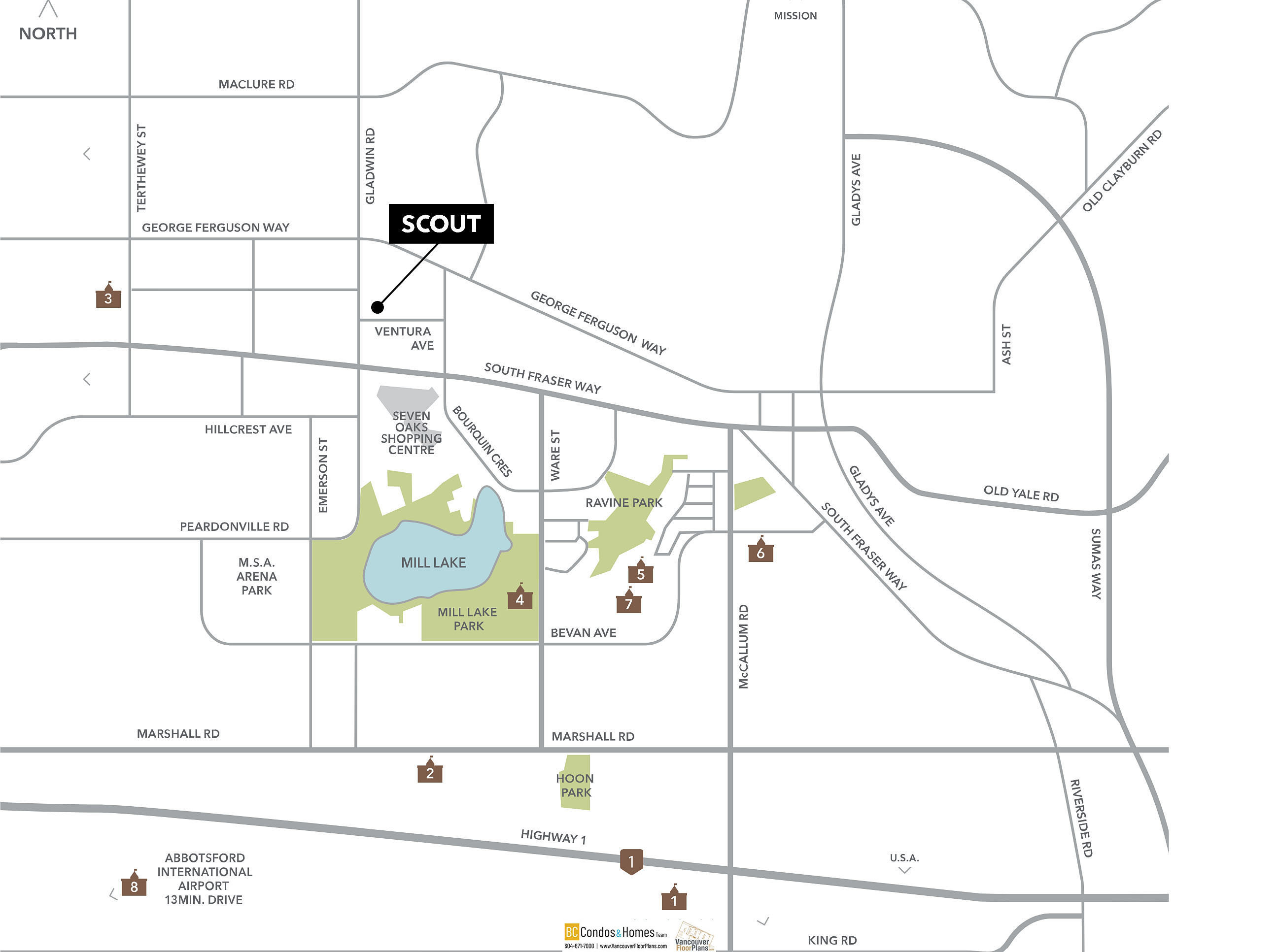 SCOUT by Heinrichs Developments location map 1