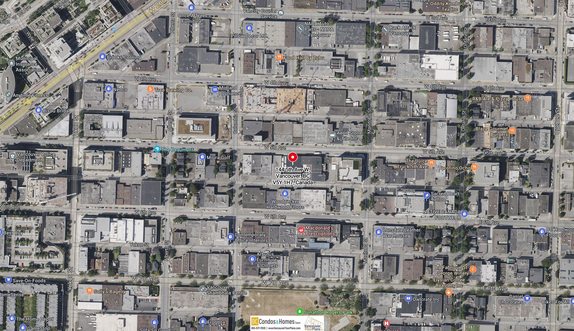 144 West 5th (For Lease) location map 2