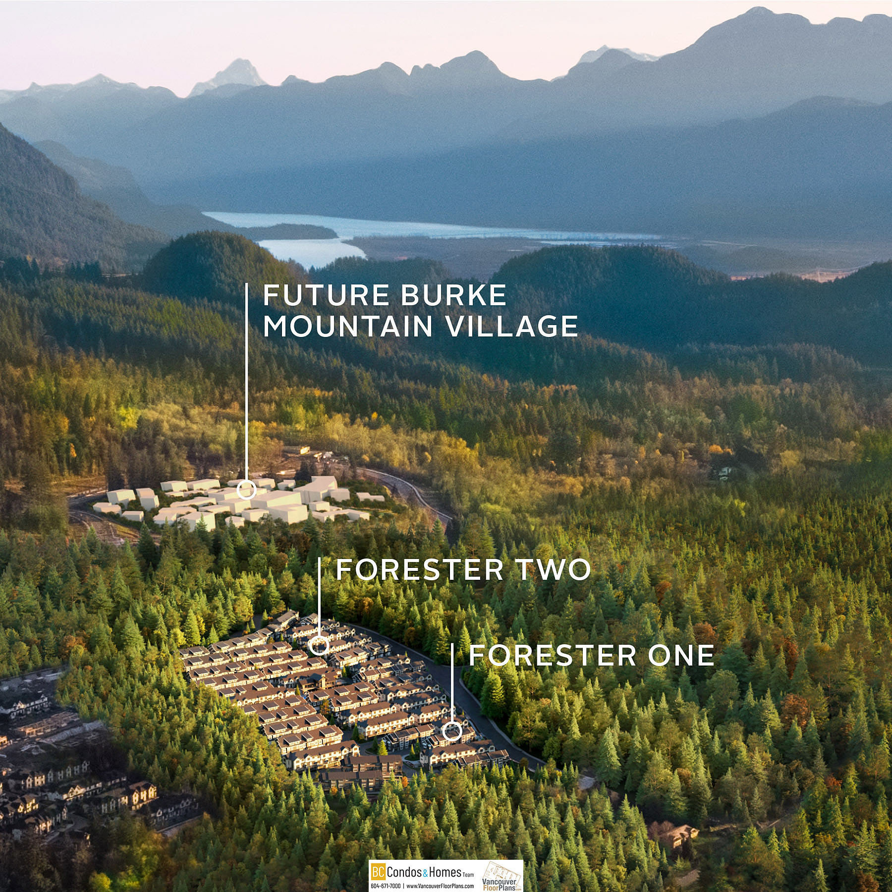 Forester at Burke Mountain location map 2