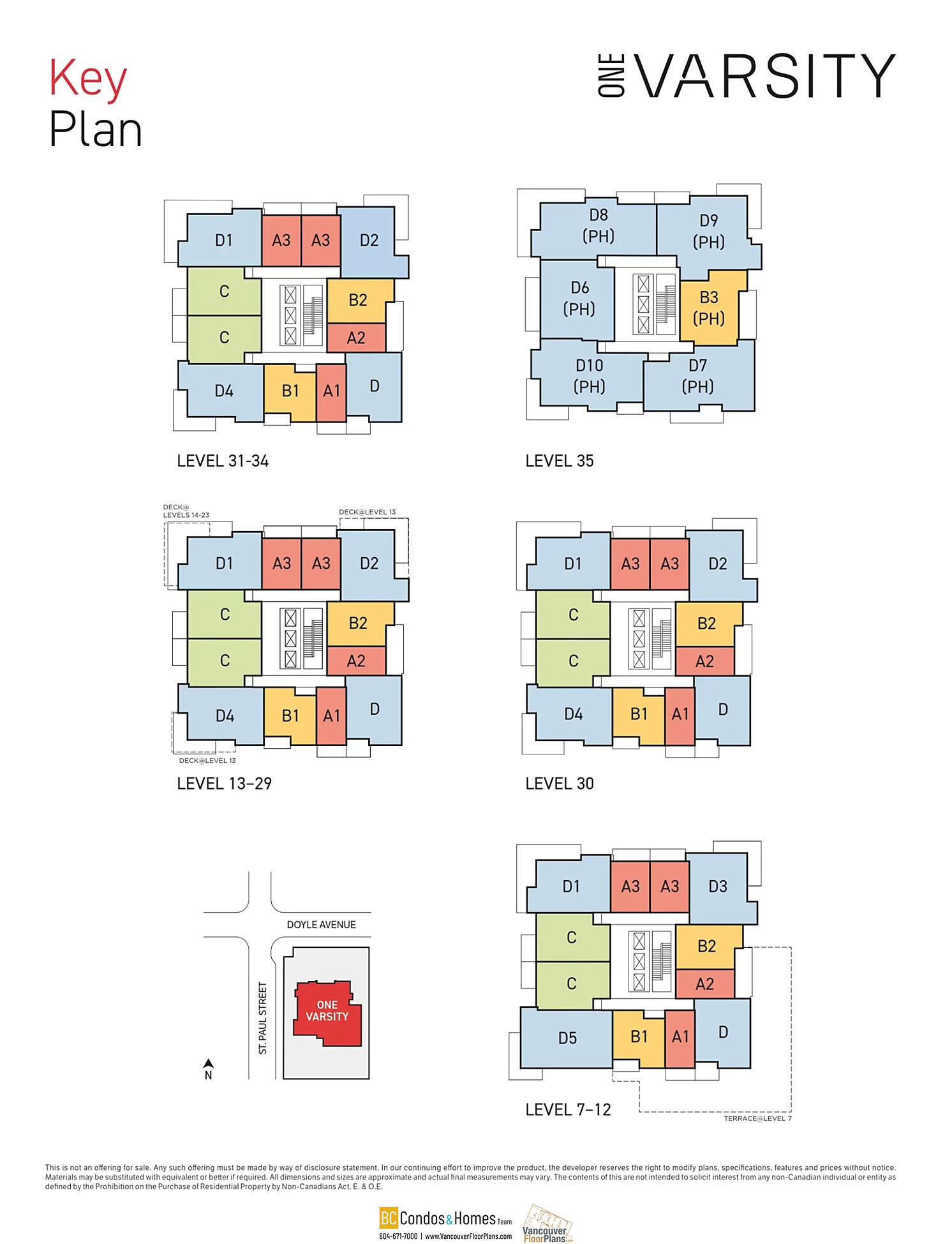 One Varsity location map 1