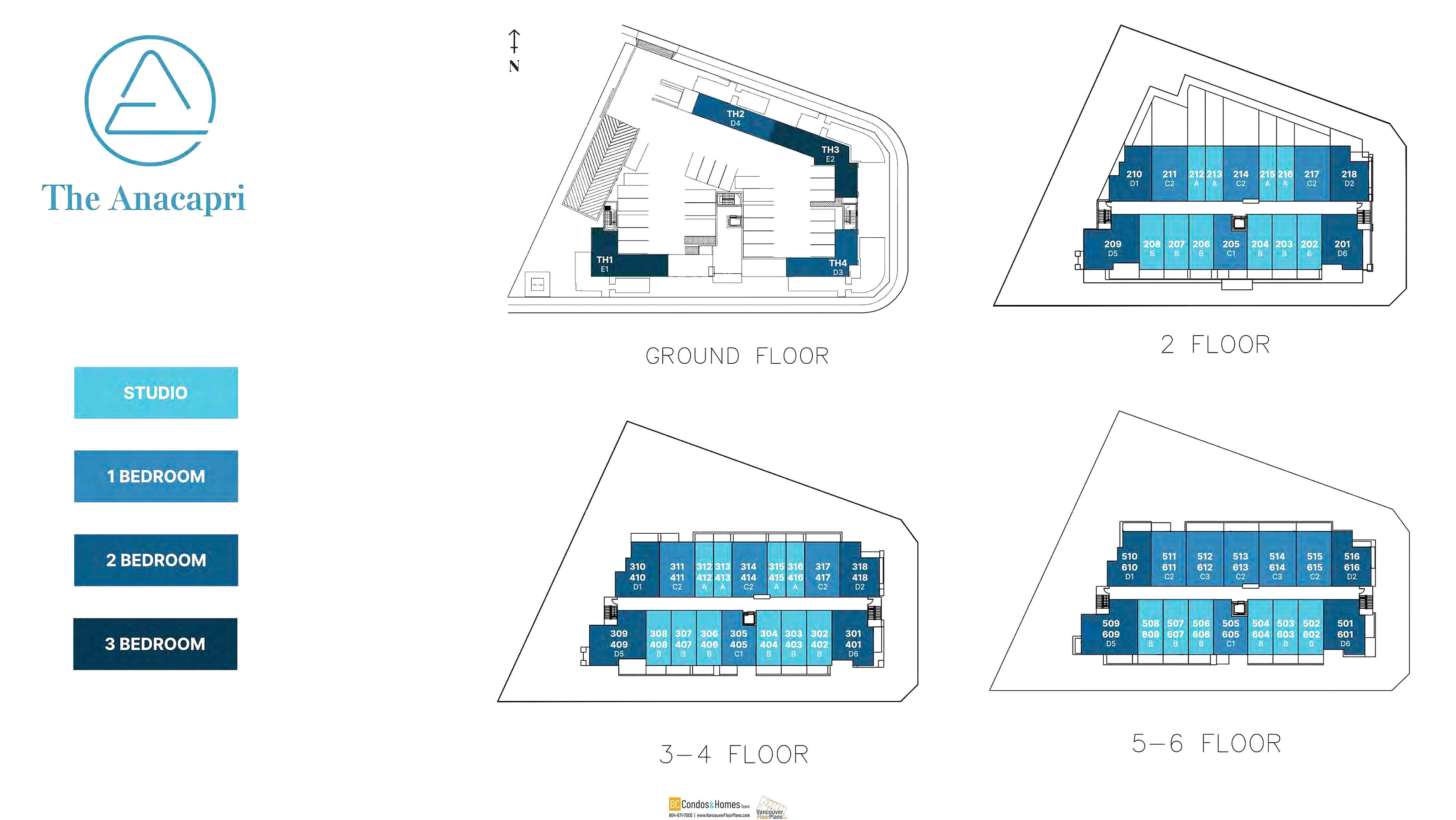 The Anacapri location map 2