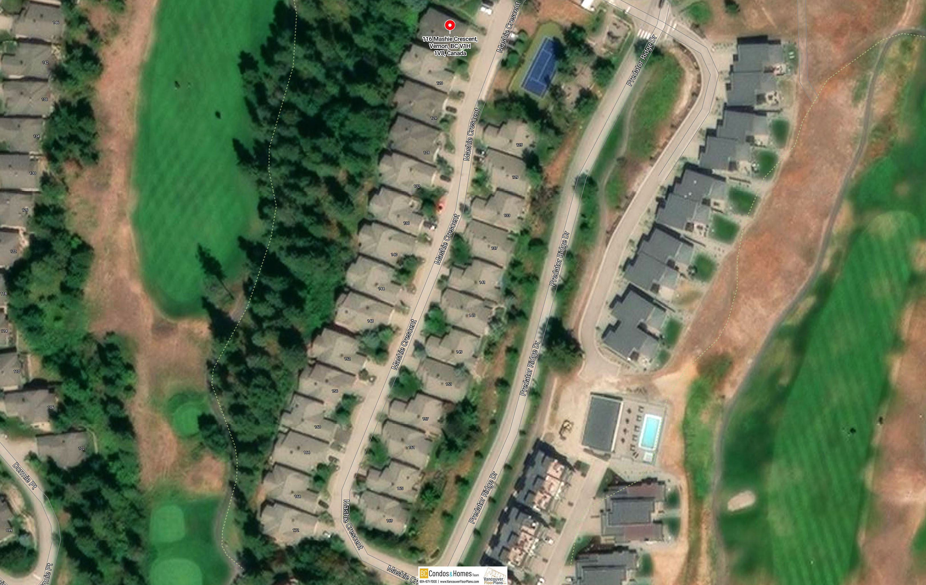 Wildsong at Predator Ridge location map 2