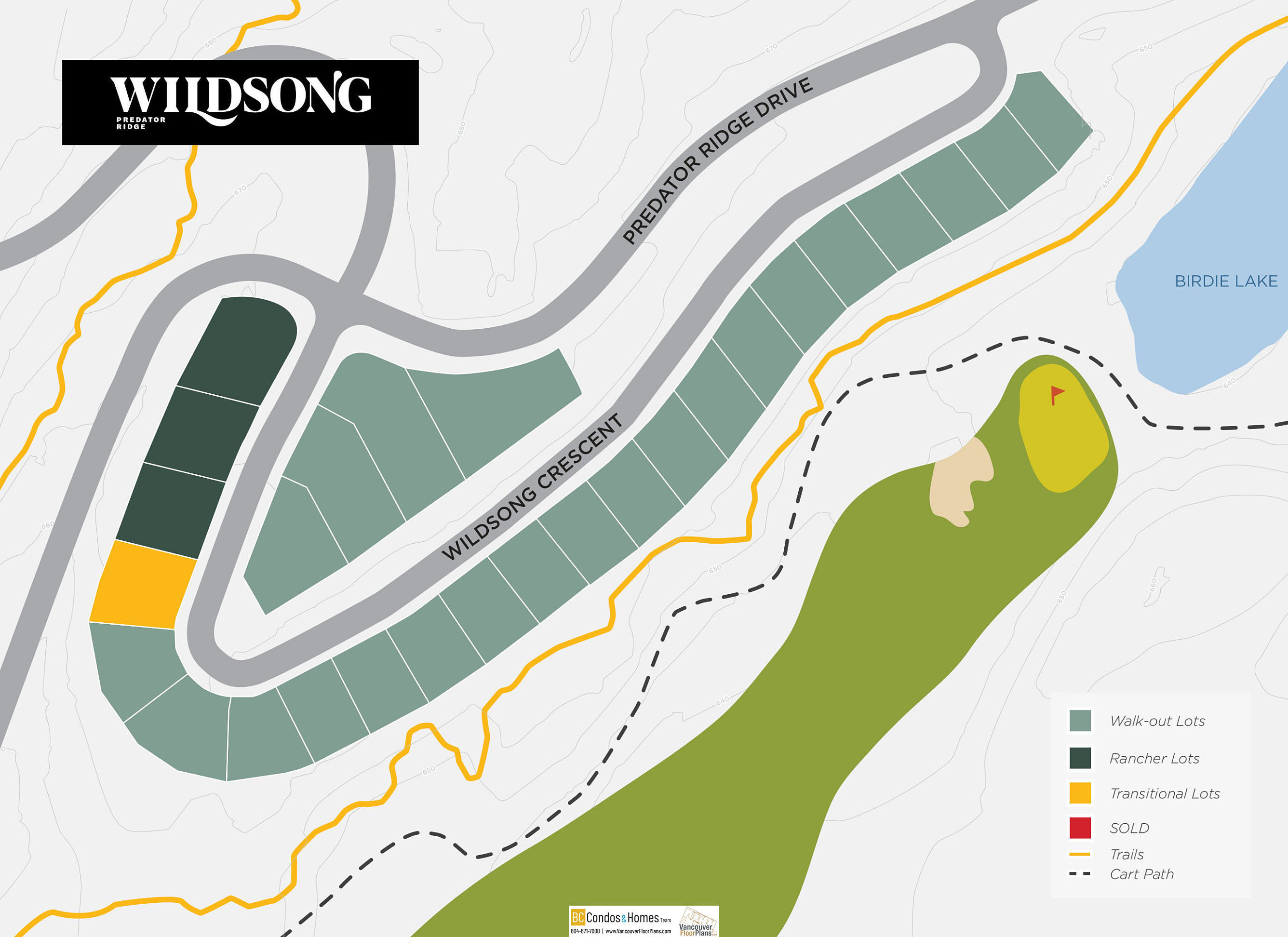Wildsong at Predator Ridge location map 4