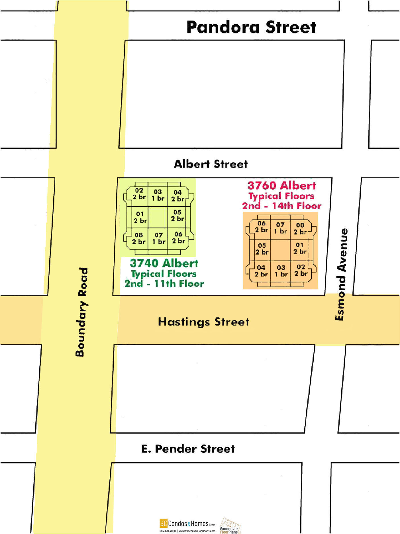 Boundary View location map 3