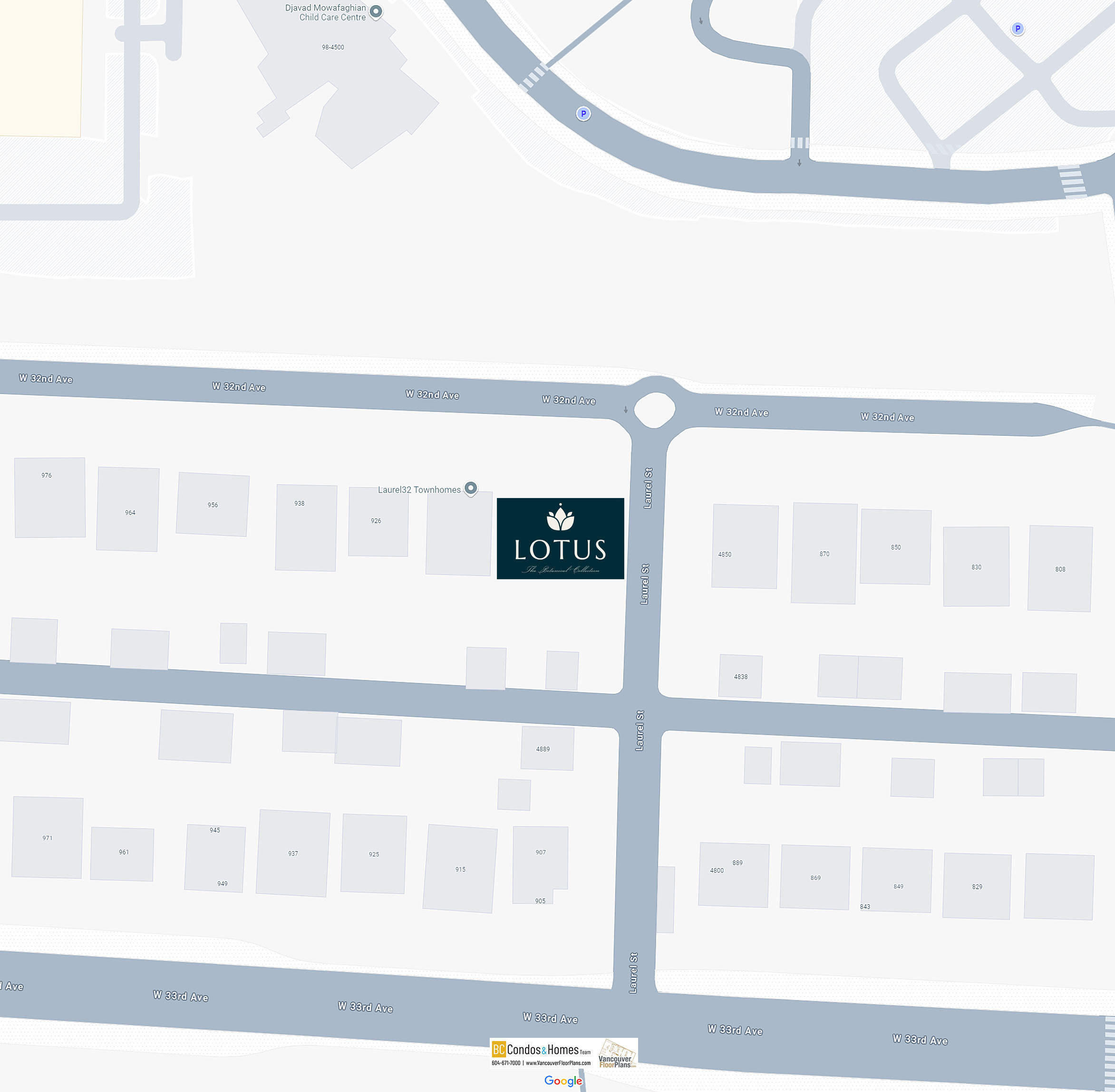Lotus - The Botanical Collection location map 2