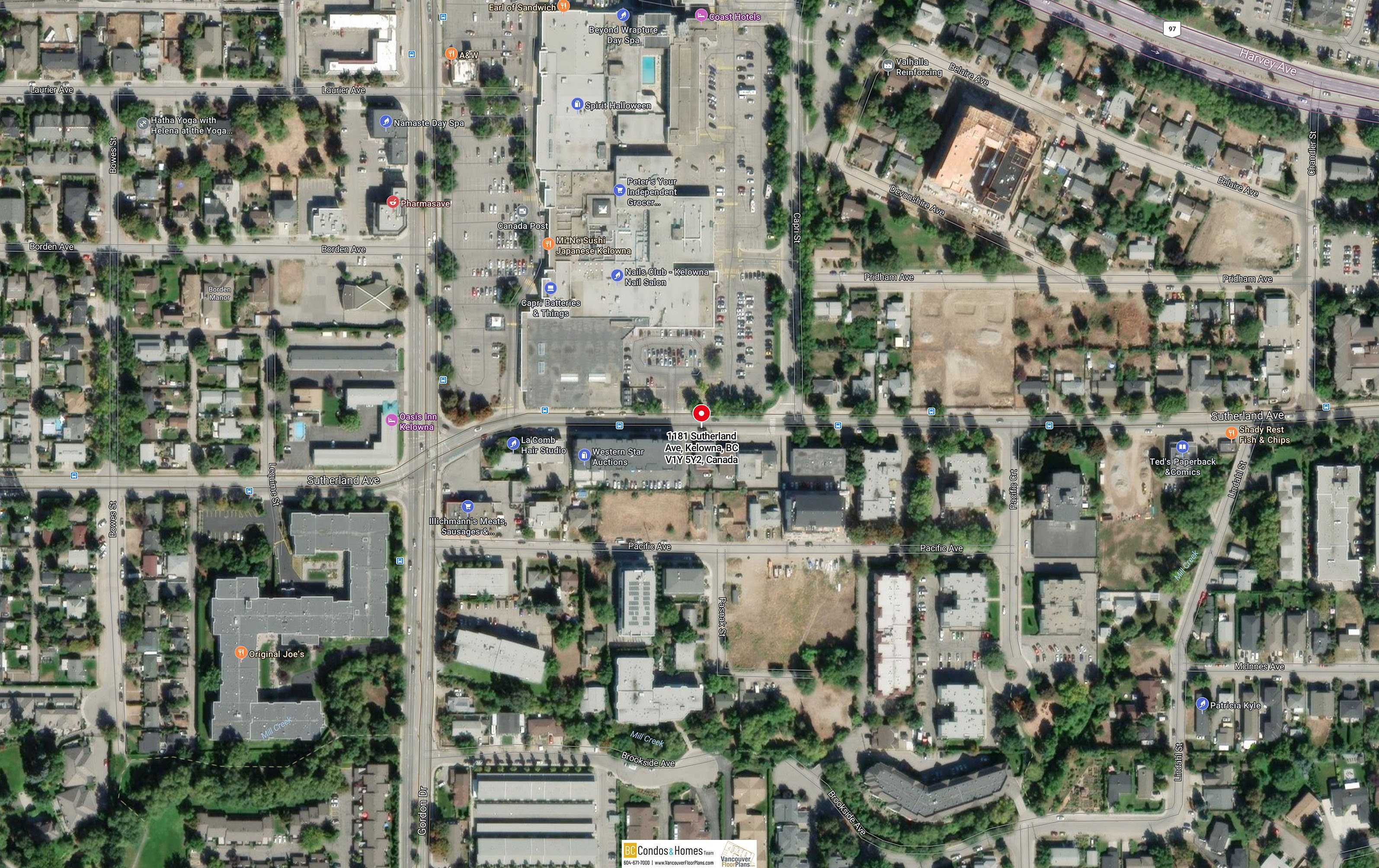 Five Crossings by Millennial Developments location map 2