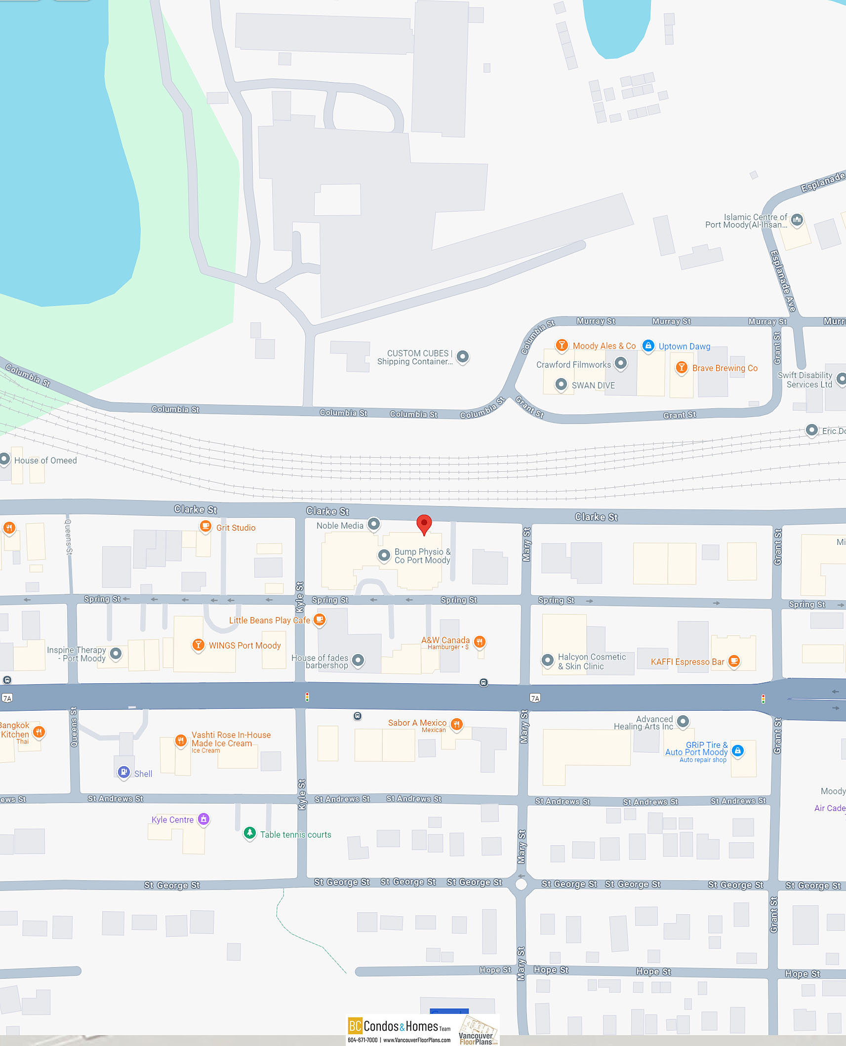 Inlet District by Wesgroup location map 2
