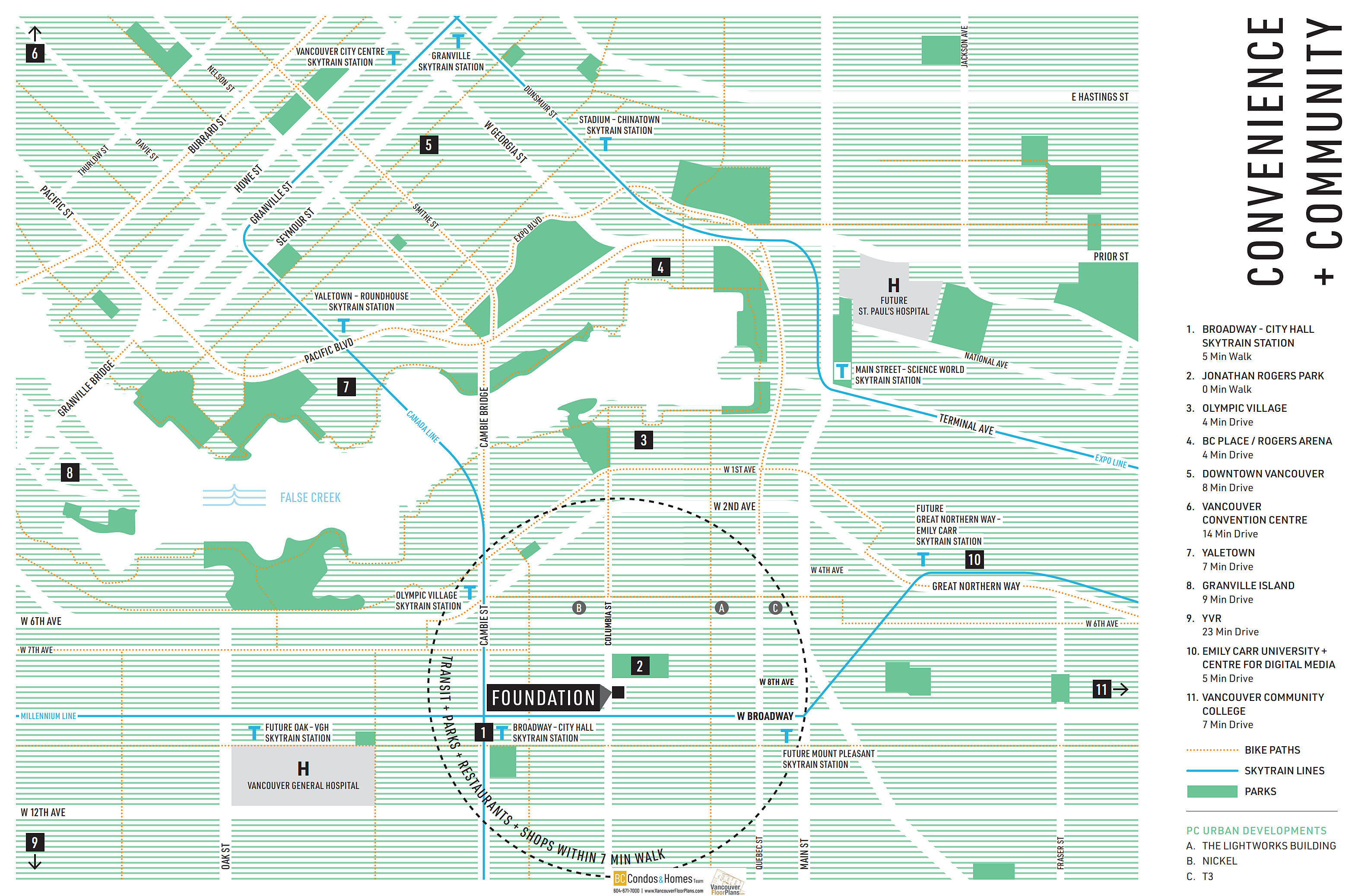 Foundation by PC Urban location map 1