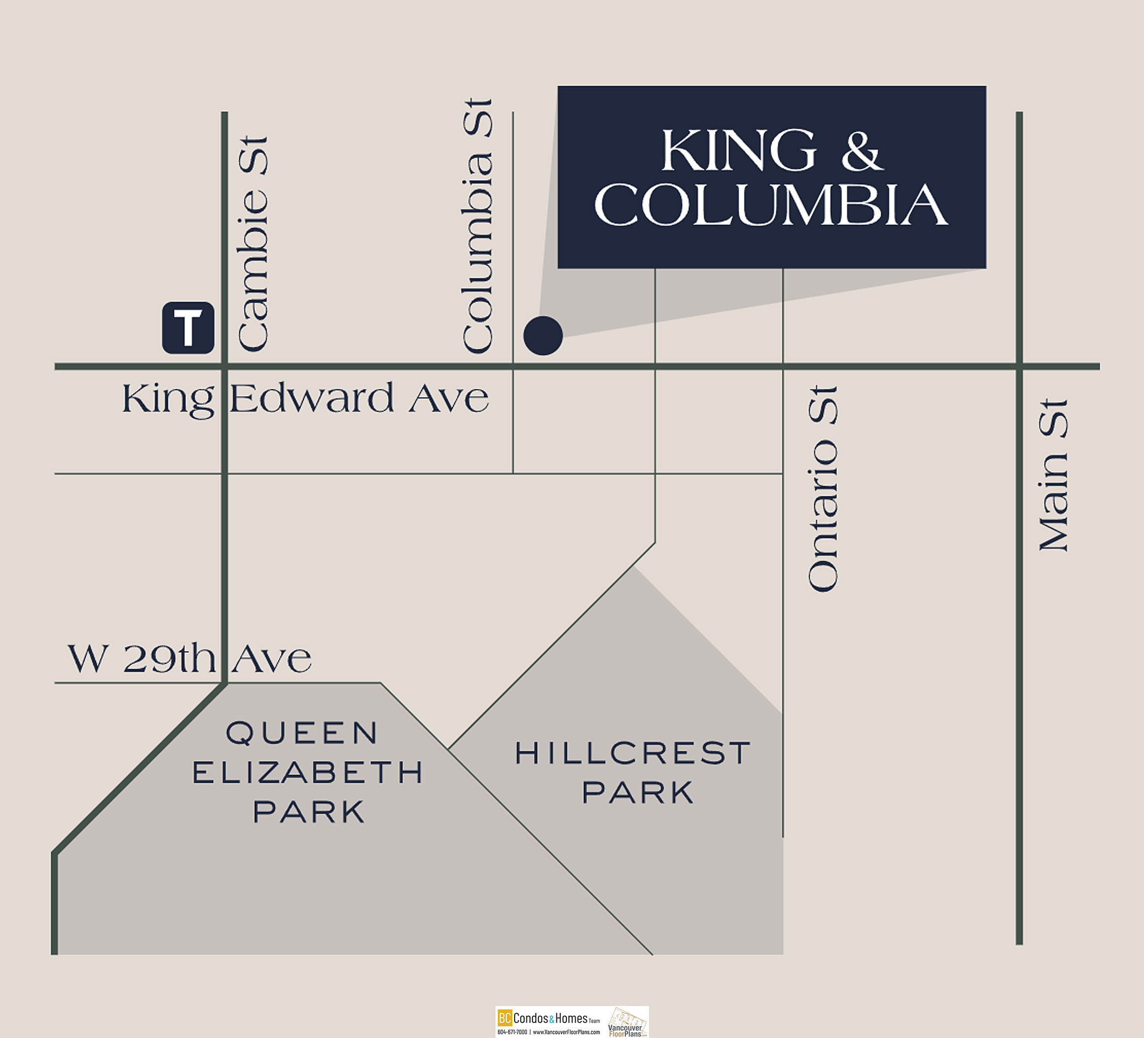 King & Columbia - Phase 2 location map 2