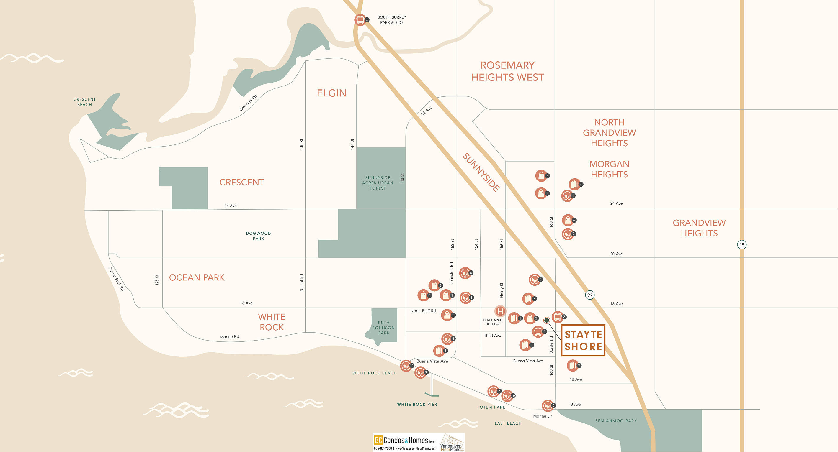 Stayte Shore by Vanhome Properties location map 1