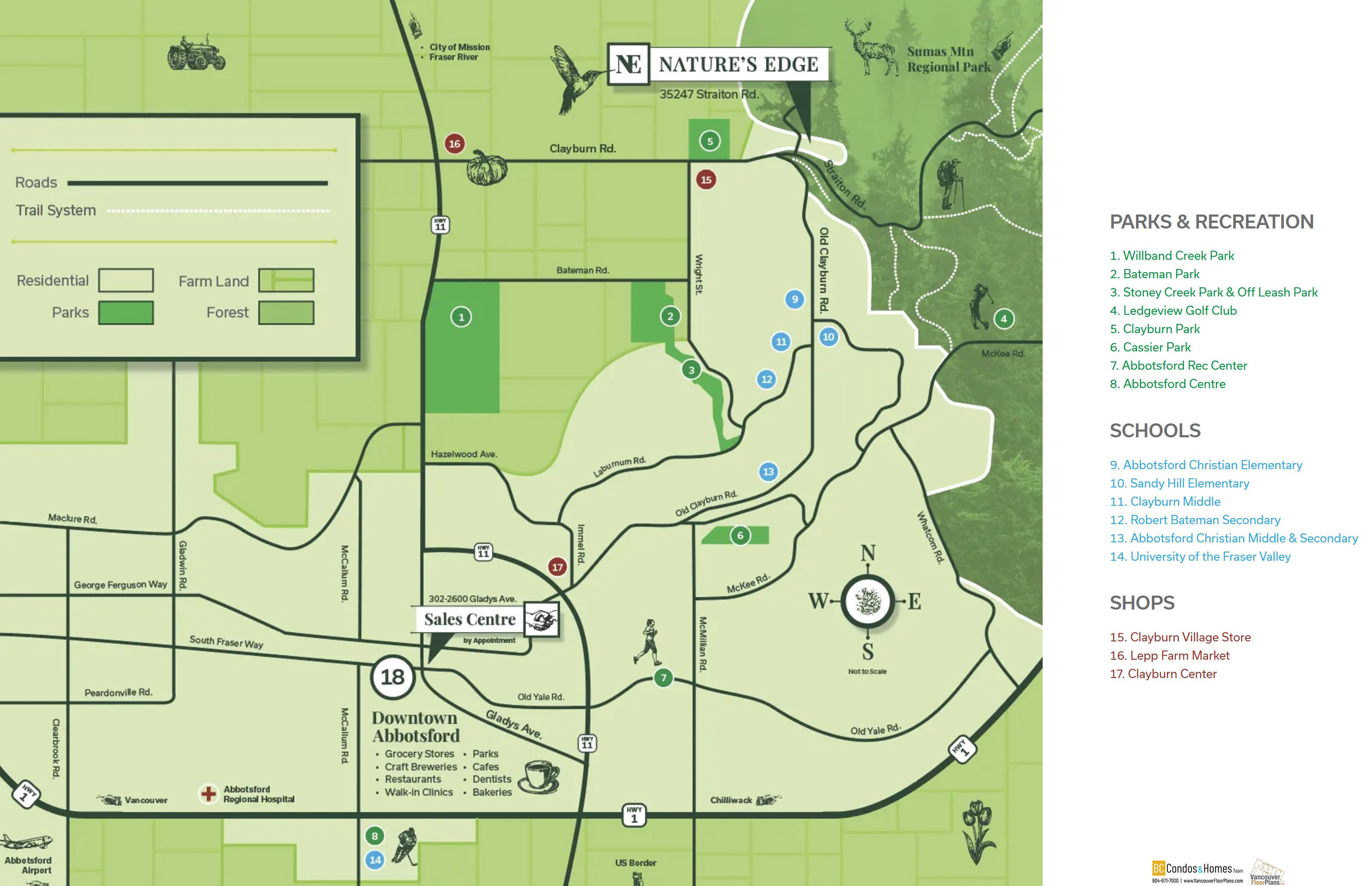 Nature's Edge location map 2