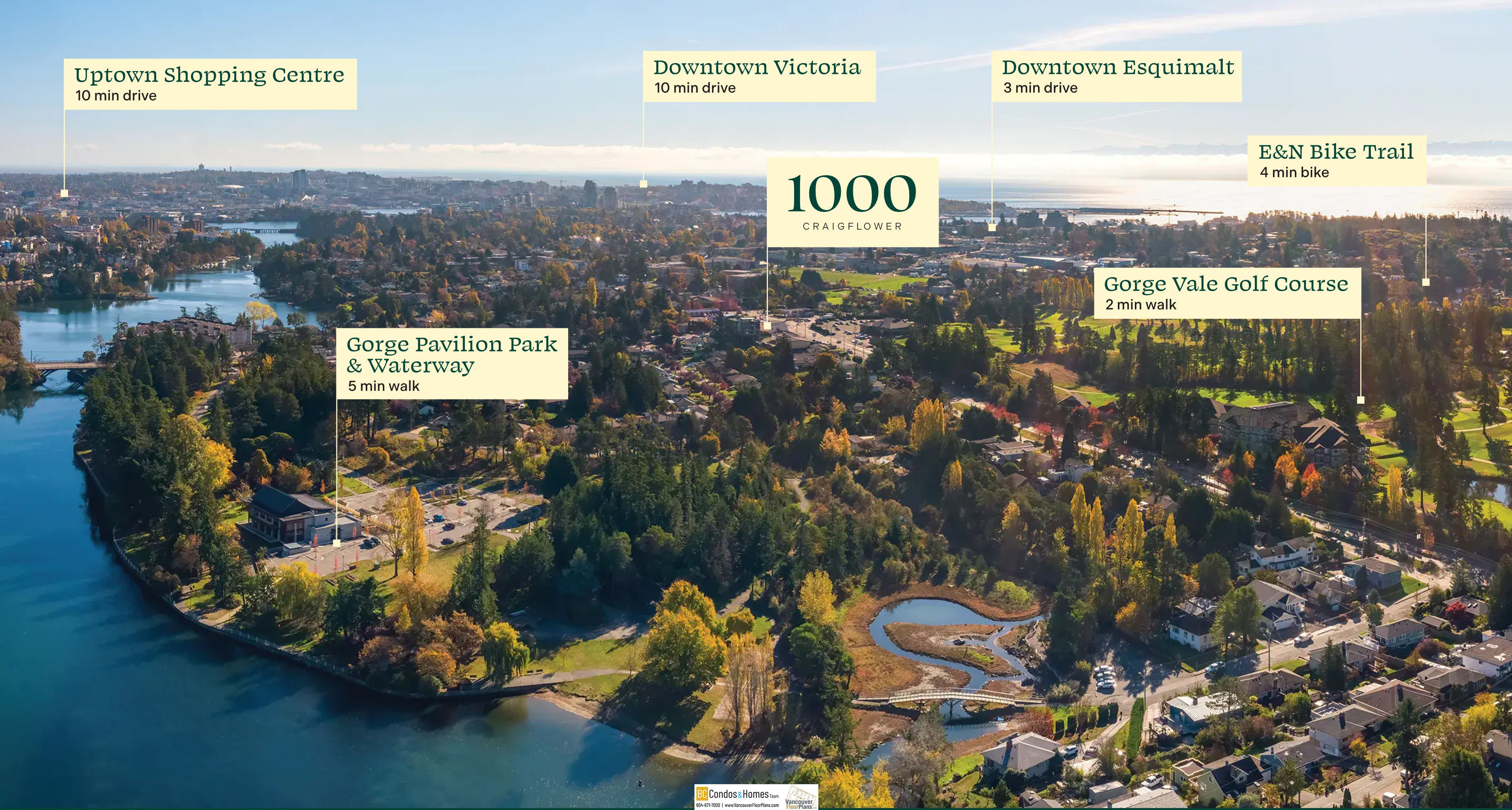 1000 Craigflower location map 1