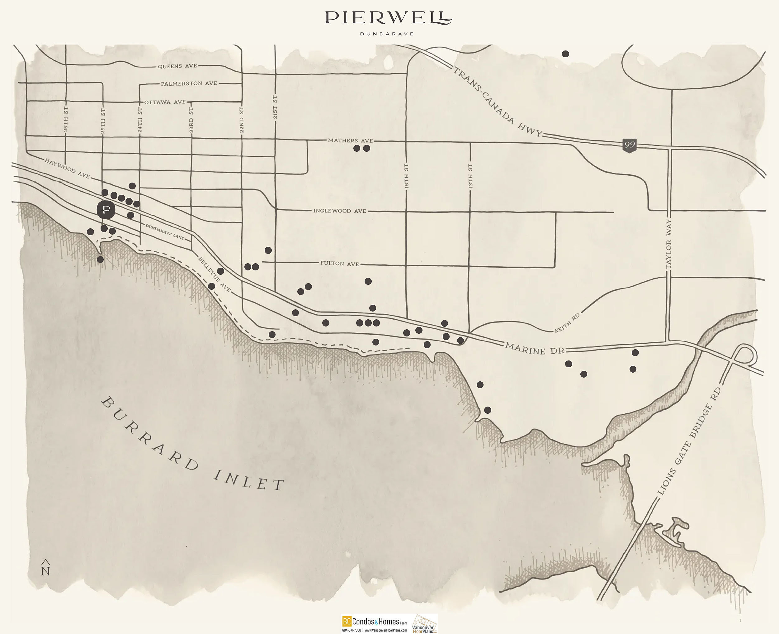 Pierwell location map 1