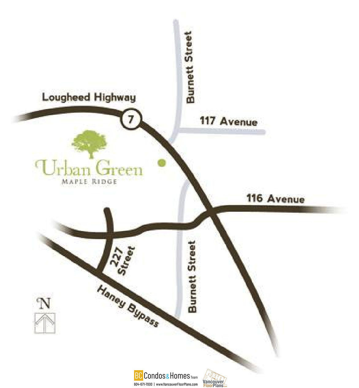 Urban Green location map 1