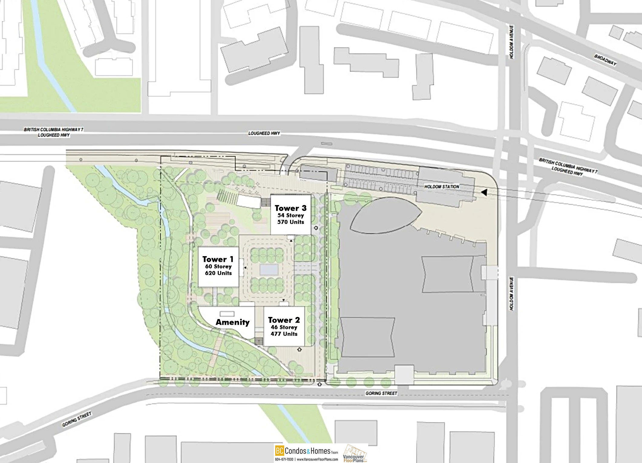 5502 Lougheed - Condos location map 1