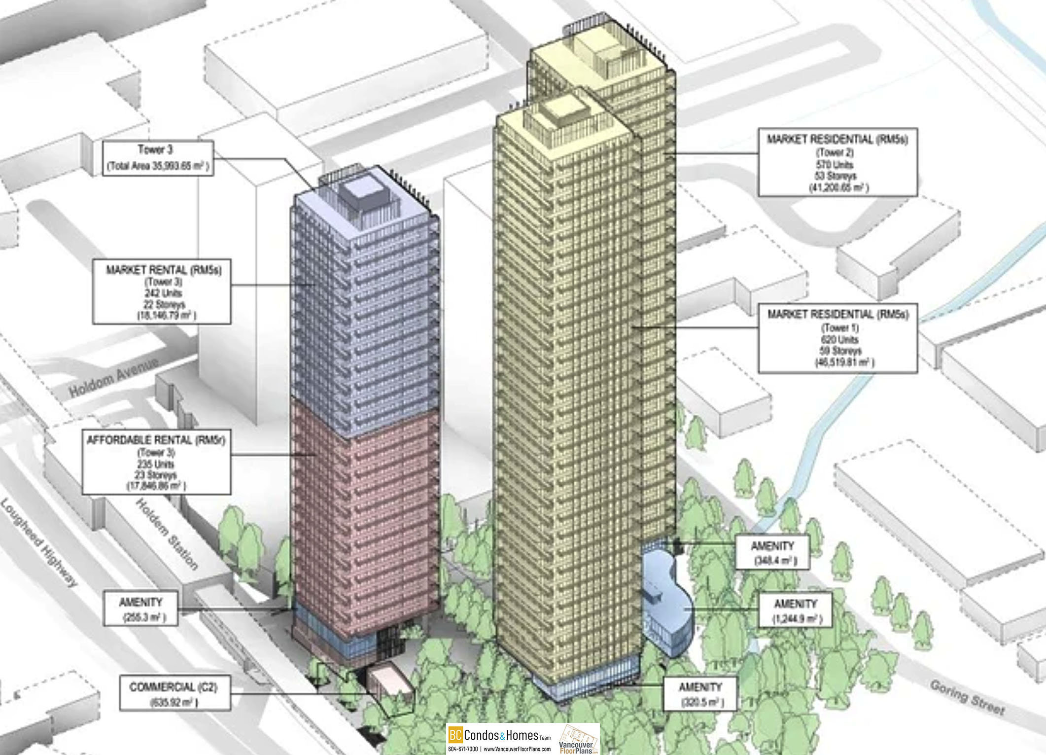 5502 Lougheed - Condos location map 2