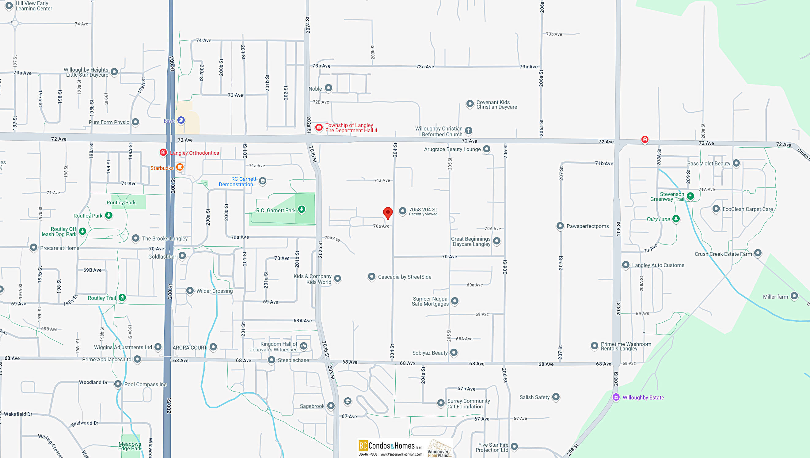 Addition by Redekop Ferrario Properties location map 2