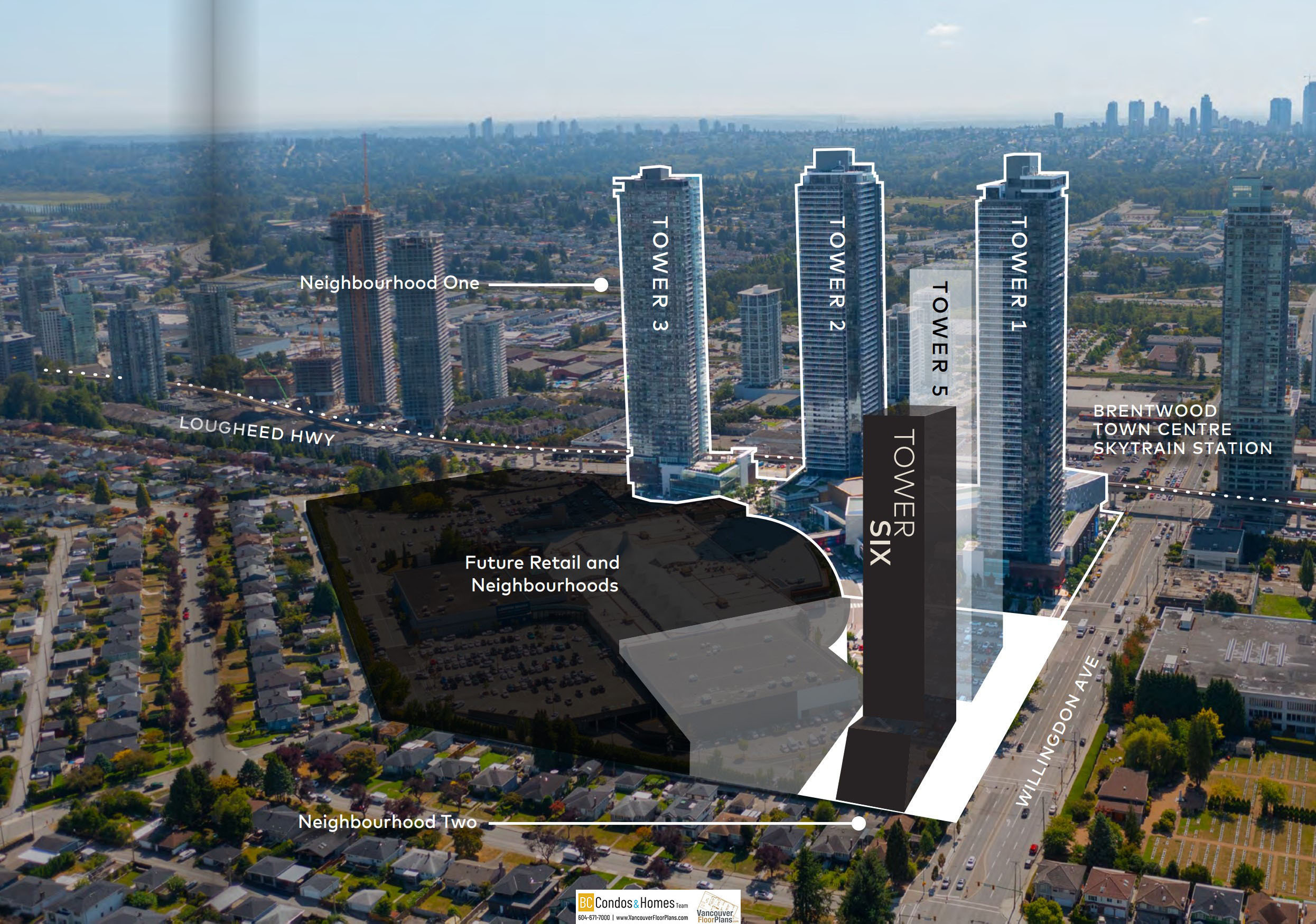 The Amazing Brentwood - Tower 3 location map 3