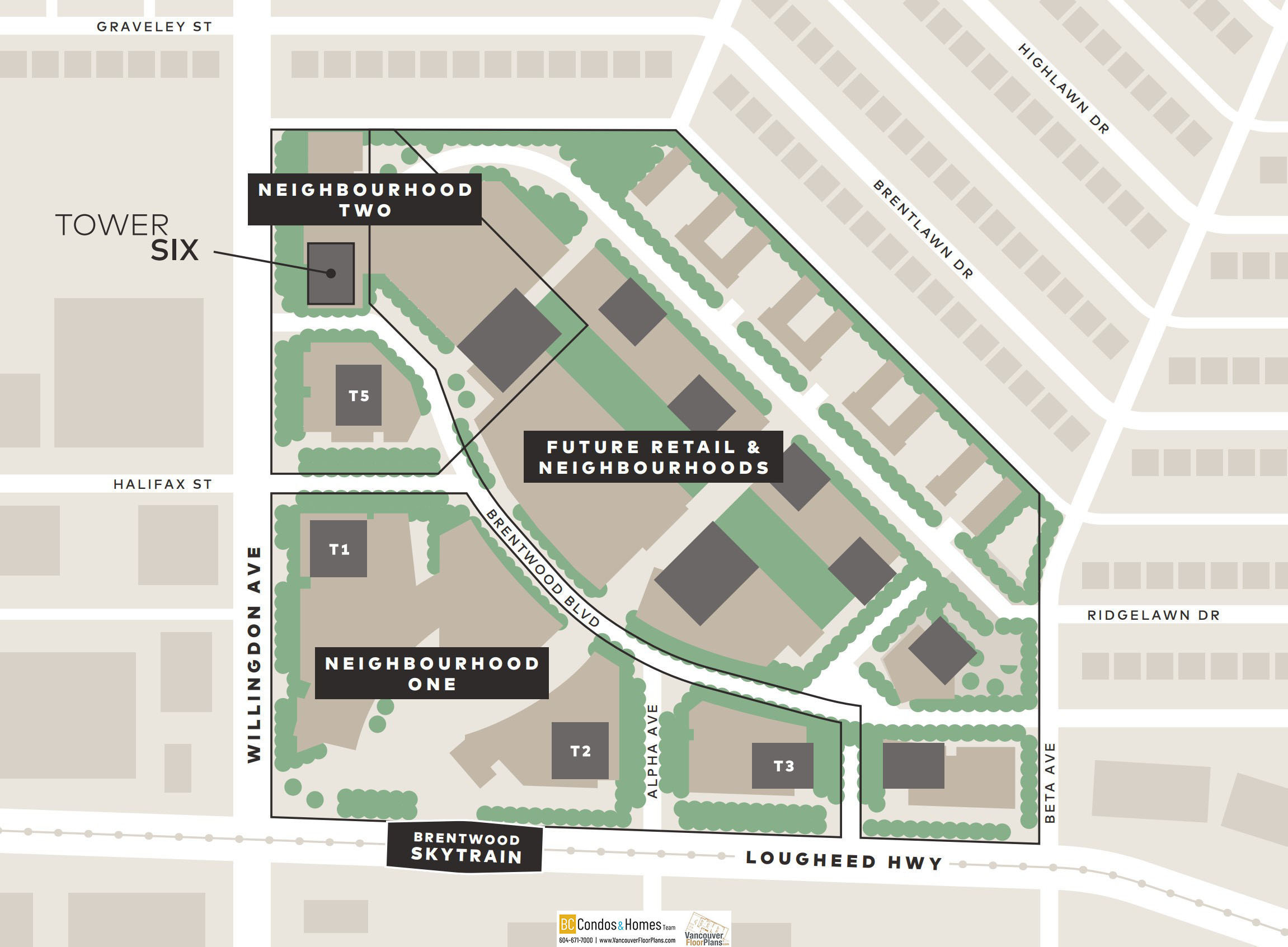 The Amazing Brentwood - Tower 3 location map 4