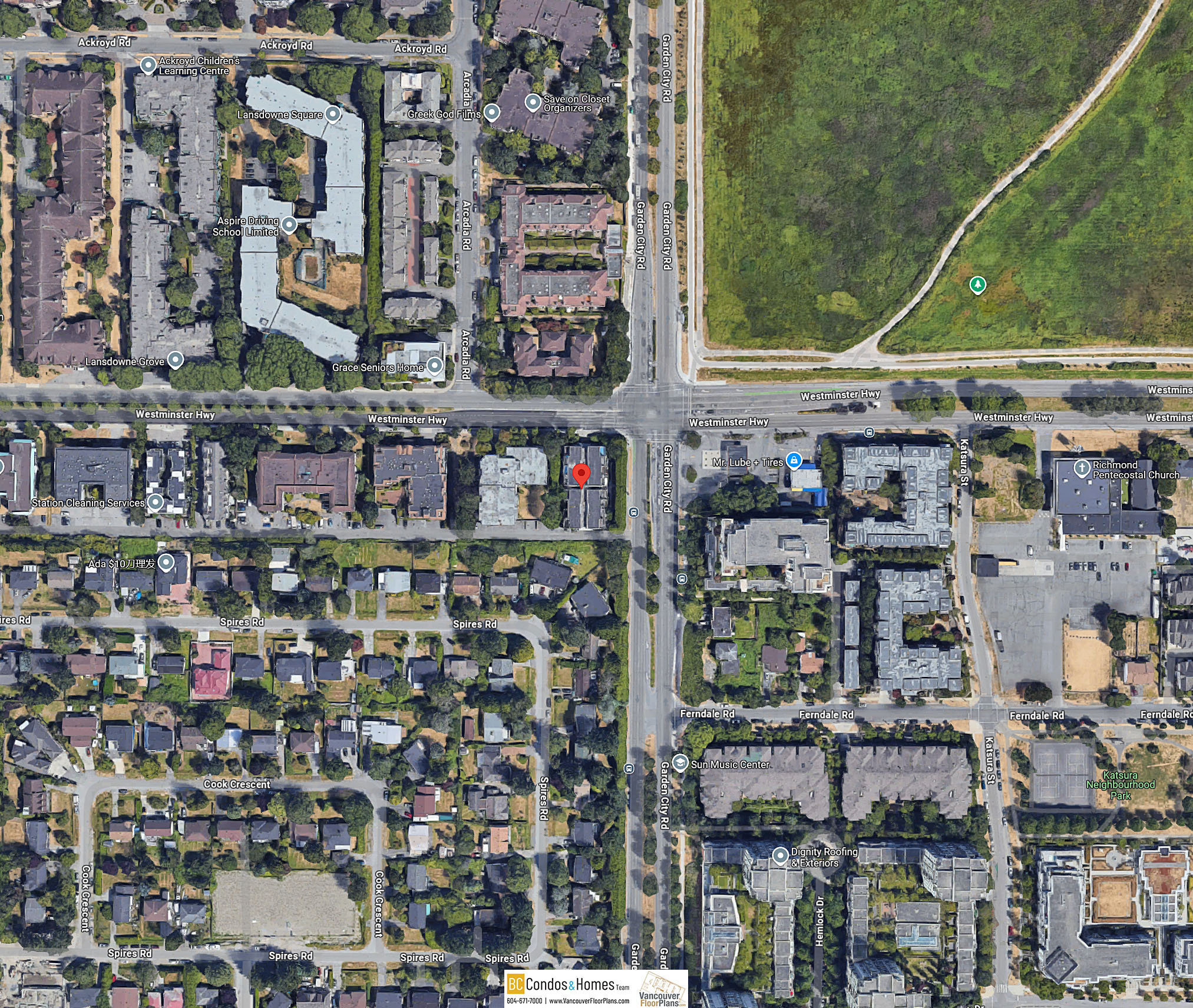 Garden West location map 1
