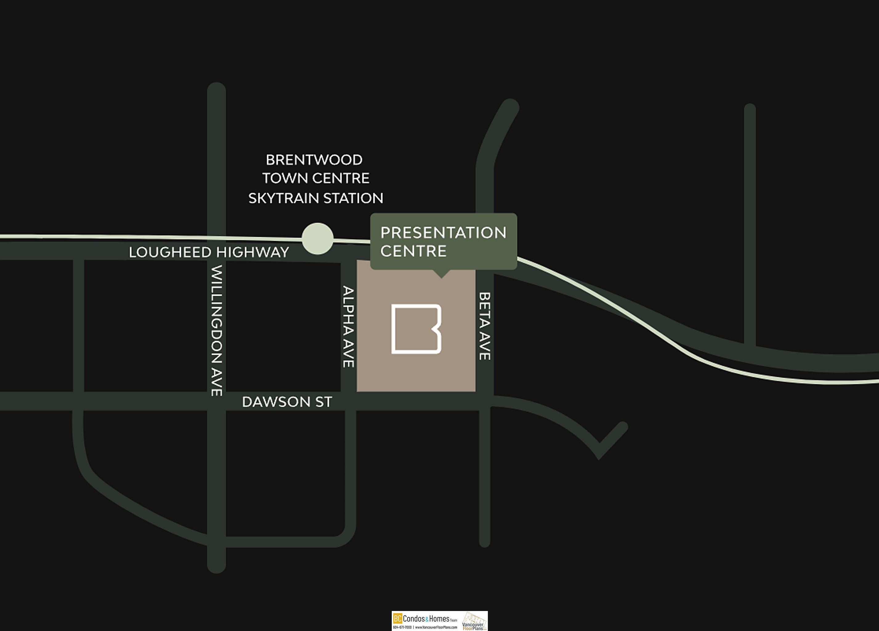 Brentwood Block by Grosvenor location map 2