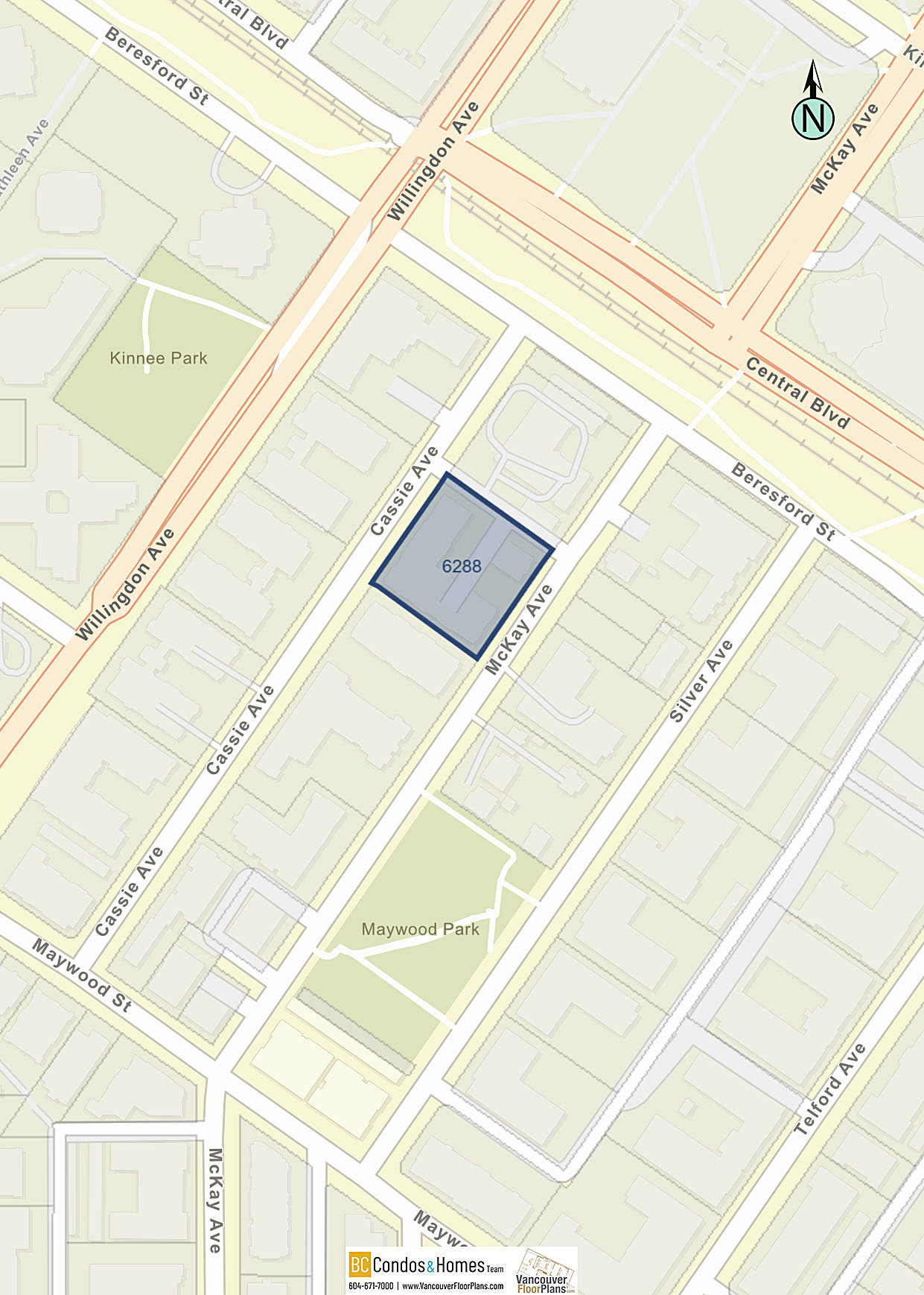 Gold House location map 1