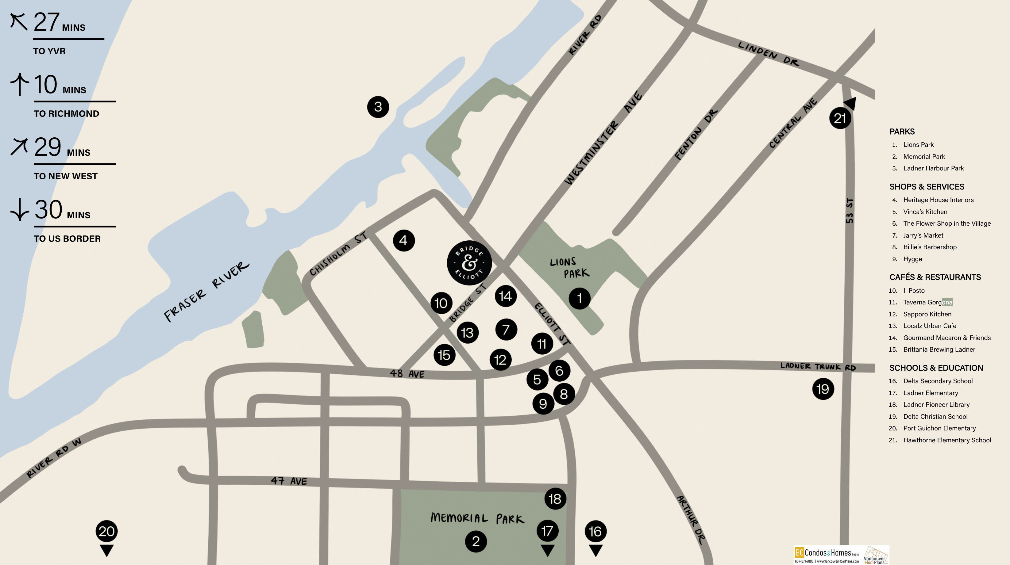 Bridge & Elliott (Ladner Village) location map 1
