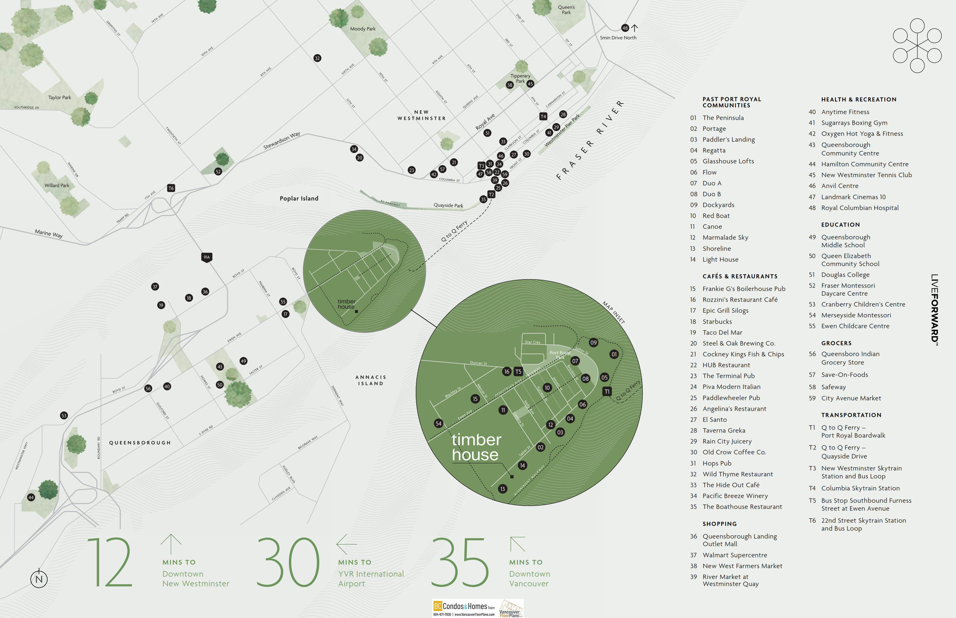 Timber House by Aragon location map 2