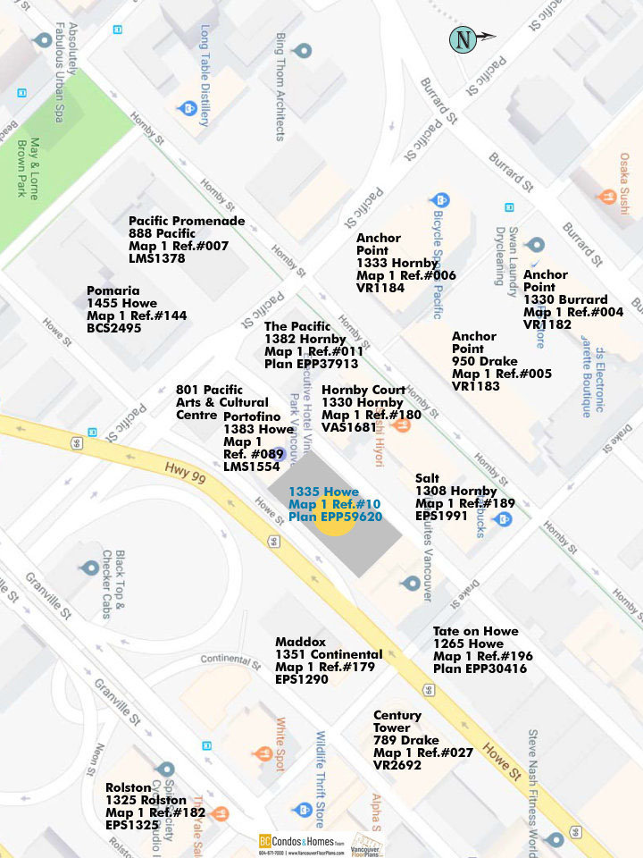 1335 Howe location map 2