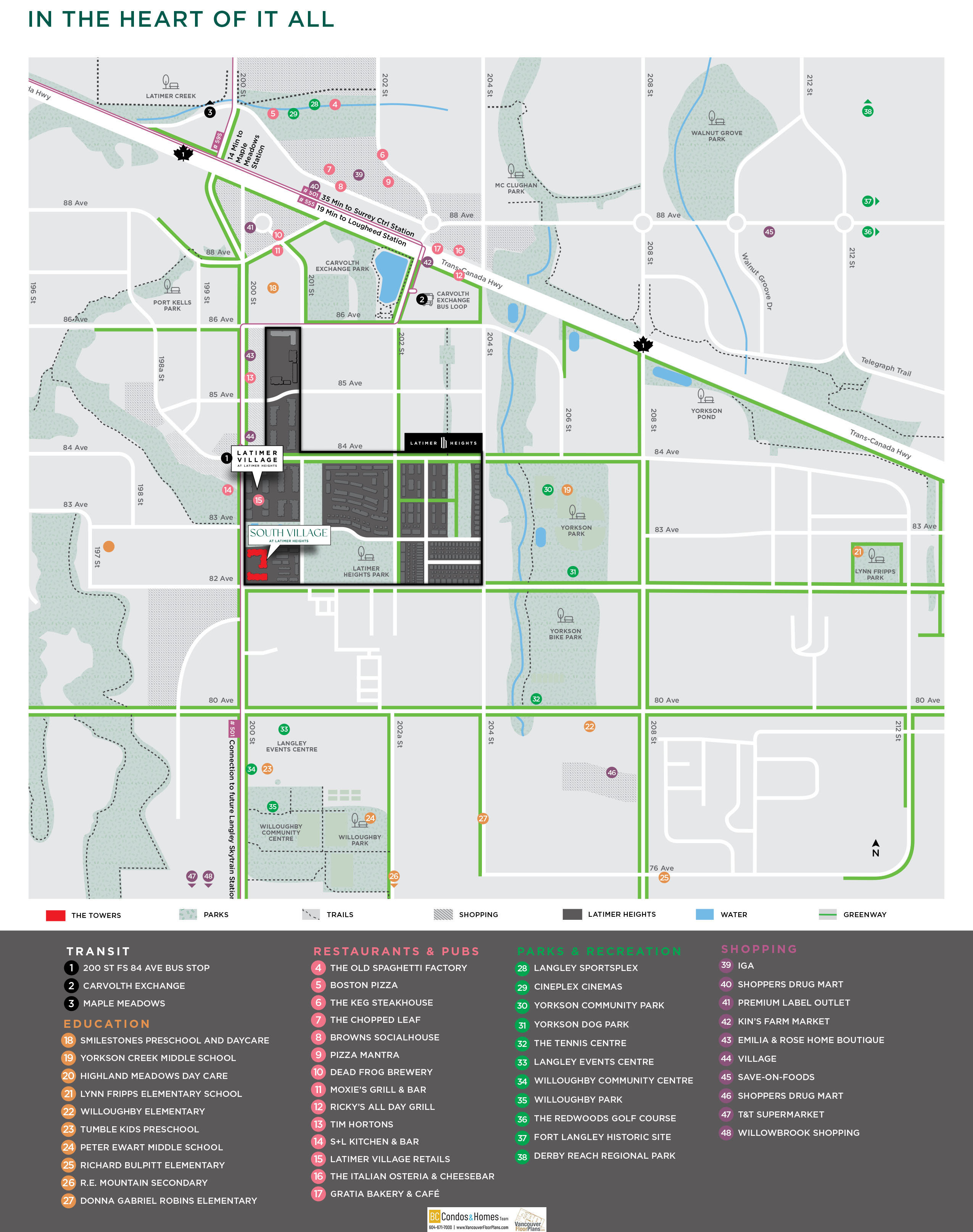 Latimer Village (Building A) location map 2