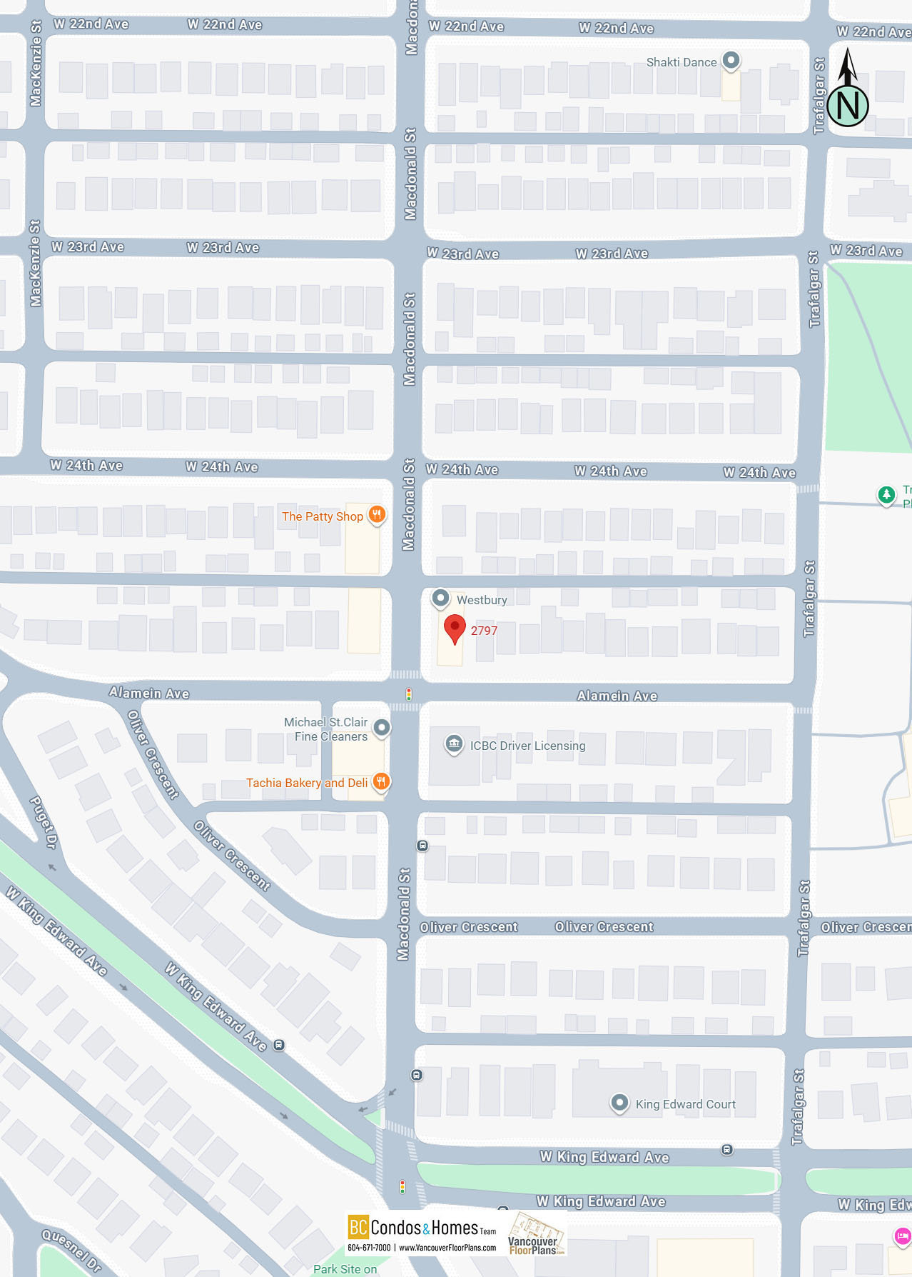 Westbury location map 2