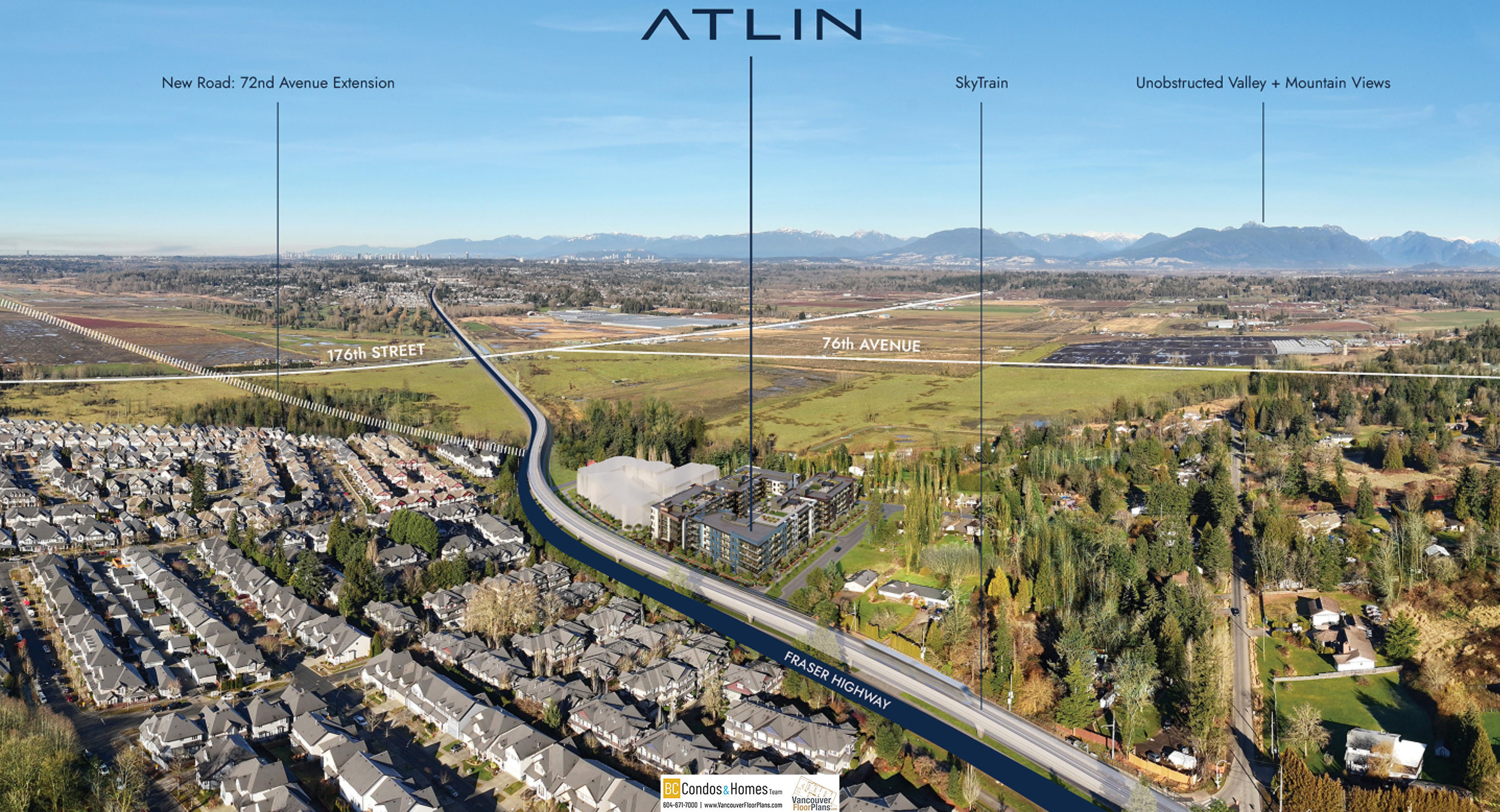 Atlin at Clayton Crest location map 2