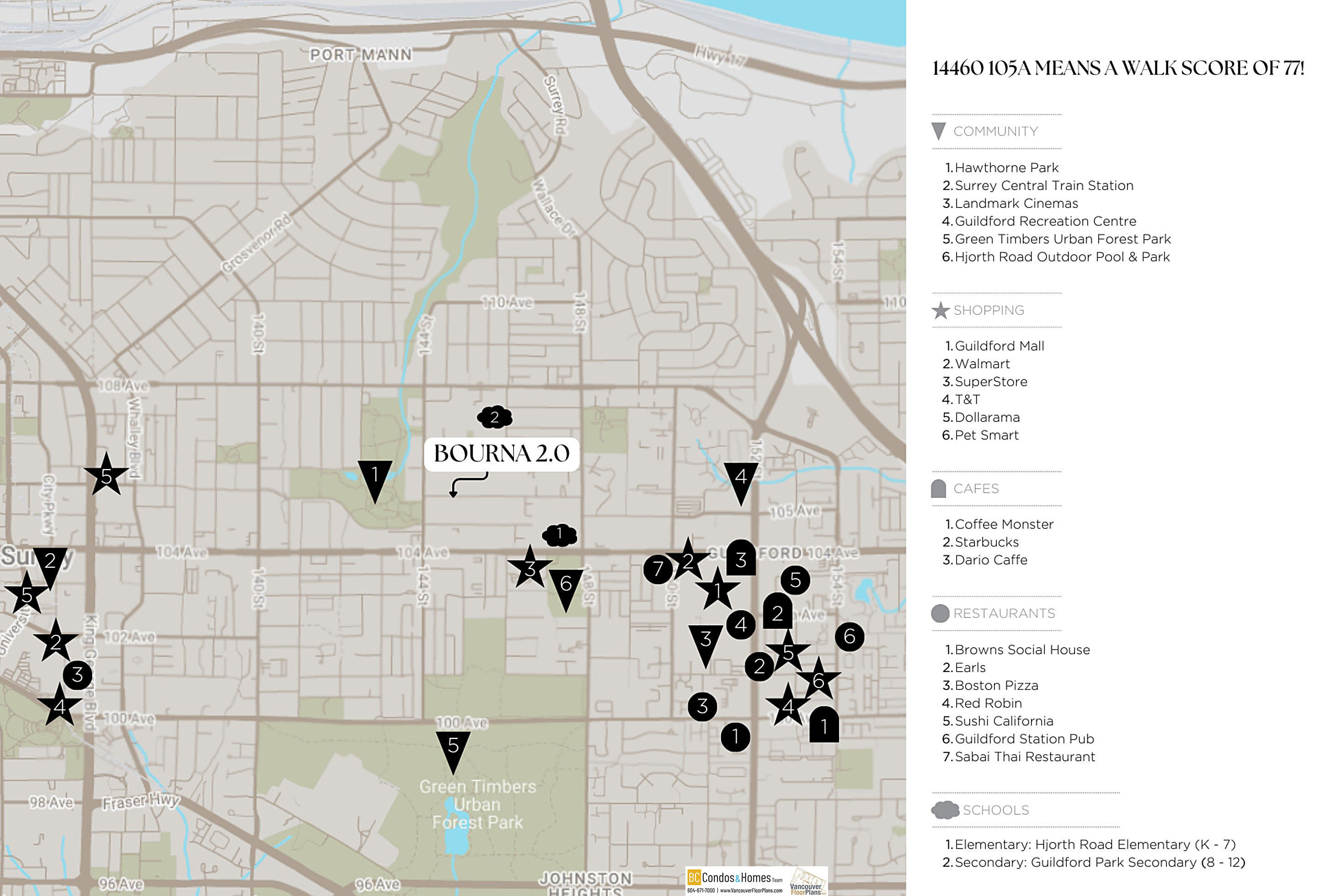 Bourna 2.0 location map 1